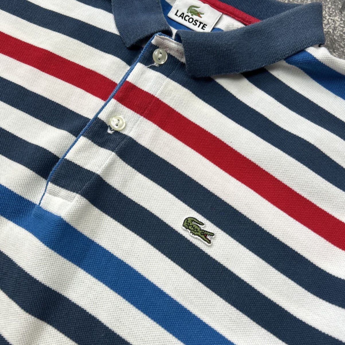 Lacoste Mens Lacoste Small logo Streetwear multicolor polo Size US XL / EU 56 / 4 - 3 Thumbnail
