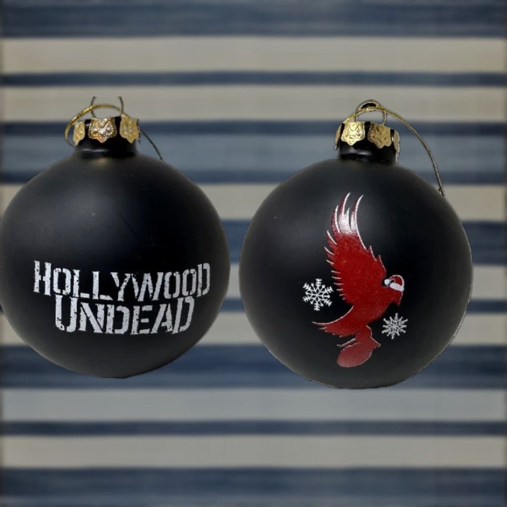 Vintage VINTAGE Hollywood Undead Christmas Ornament Dove Grenade 3 Inch Black LIMITED Official Mens Size ONE SIZE - 1 Thumbnail
