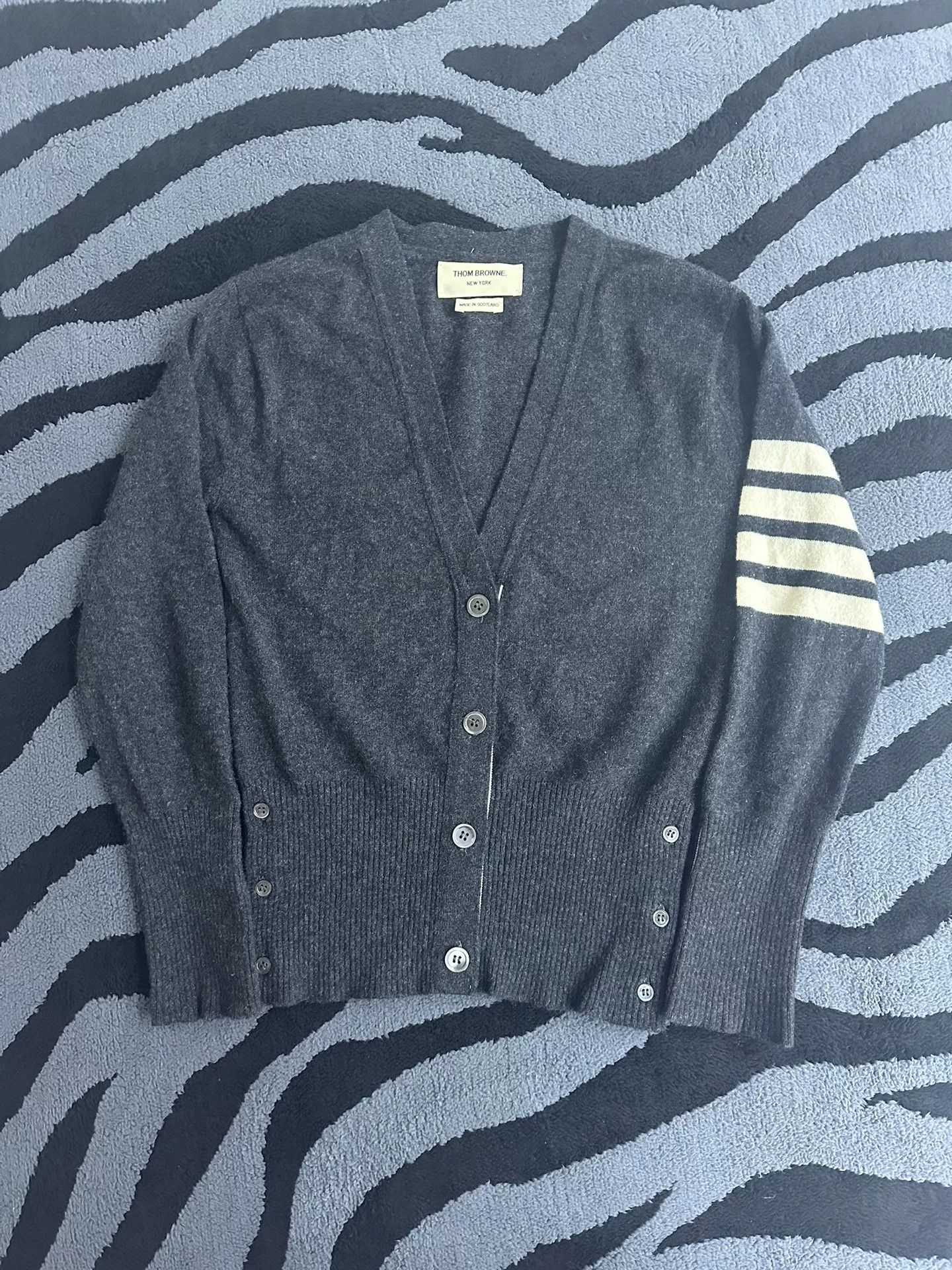 Thom Browne Thom Browne Cashmere Cardigan Size 42 Size US S / EU 44-46 / 1 - 1 Thumbnail