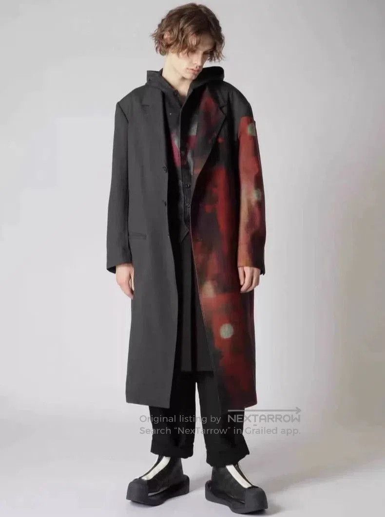 Yohji Yamamoto Yohji Yamamoto 23SS Abstract Pattern Coat. Size US M / EU 48-50 / 2 - 2 Thumbnail