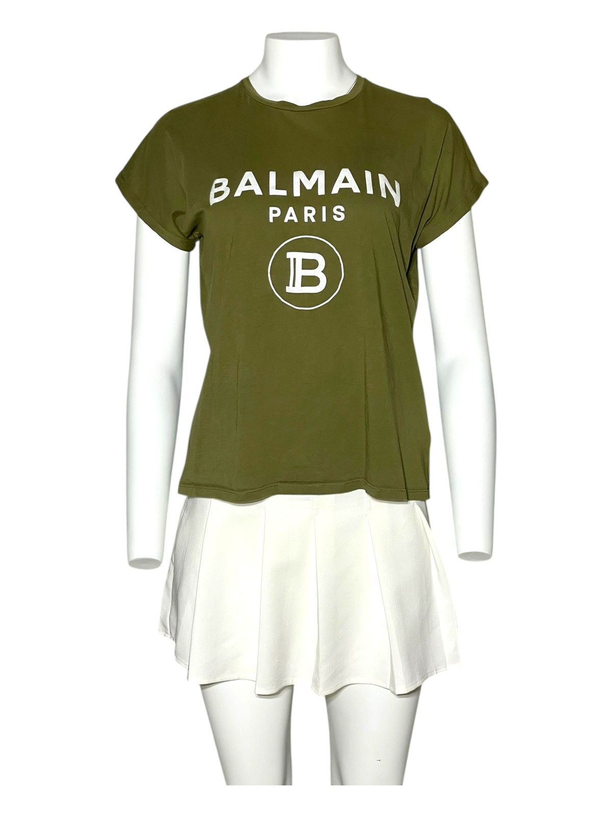 Balmain Balmain printed logo tahirt Size S / US 4 / IT 40 - 1 Thumbnail