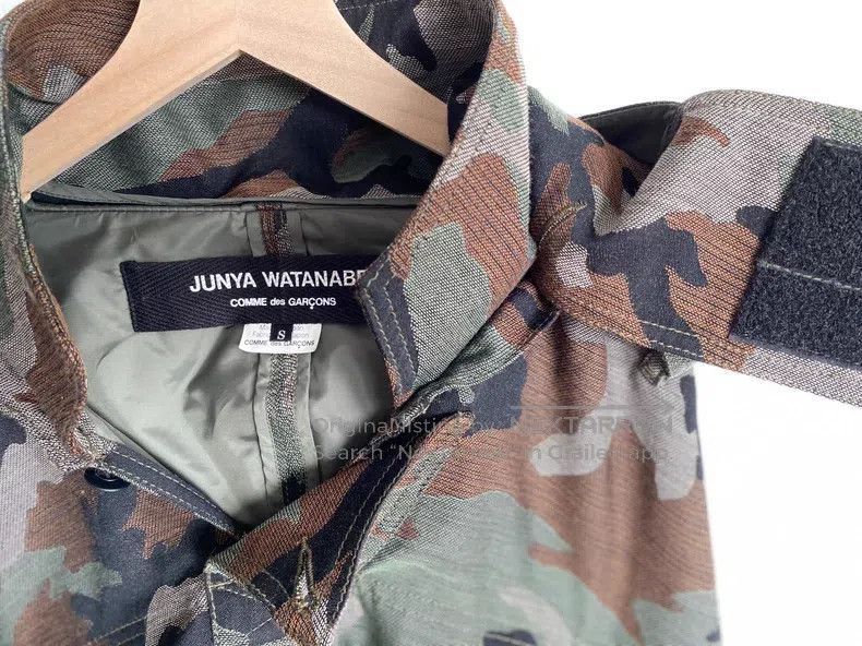 Junya Watanabe Junya Watanabe Deconstructed camouflage cape-style jacket Size S / US 4 / IT 40 - 3 Thumbnail