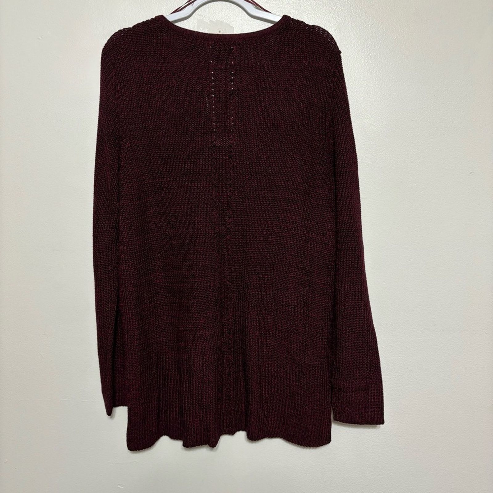 Other Dana Buchman Red and Black Loose Fit Sweater Size XL NWT Size XL / US 12-14 / IT 48-50 - 2 Thumbnail