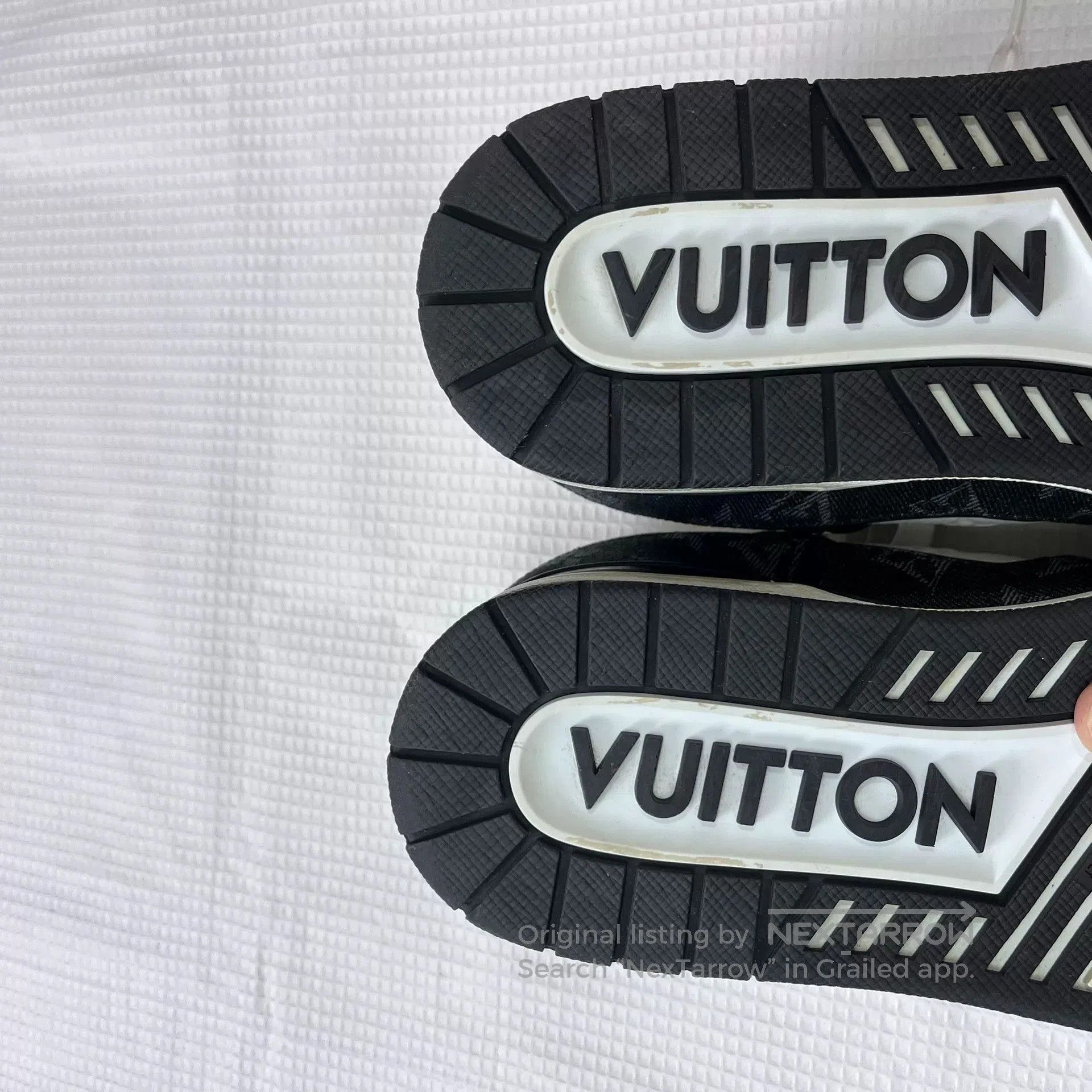 Louis Vuitton Louis Vuitton LV Trainer Black White Denim Sneakers. Size US 8.5 / EU 41-42 - 9 Thumbnail