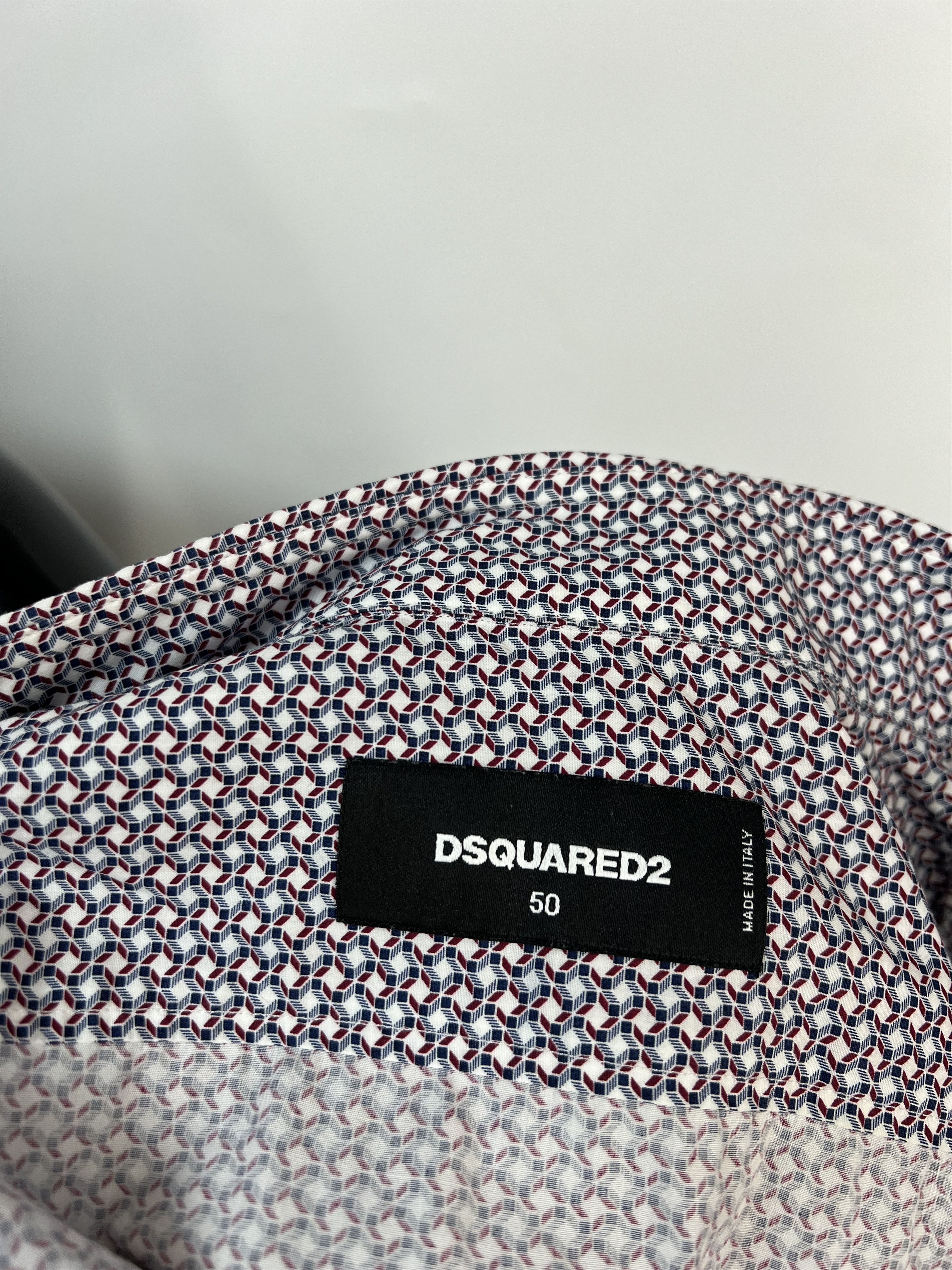 Dsquared2 Dsquared2 Long Sleeve Button Up Shirt Size 50 Size US M / EU 48-50 / 2 - 16 Thumbnail