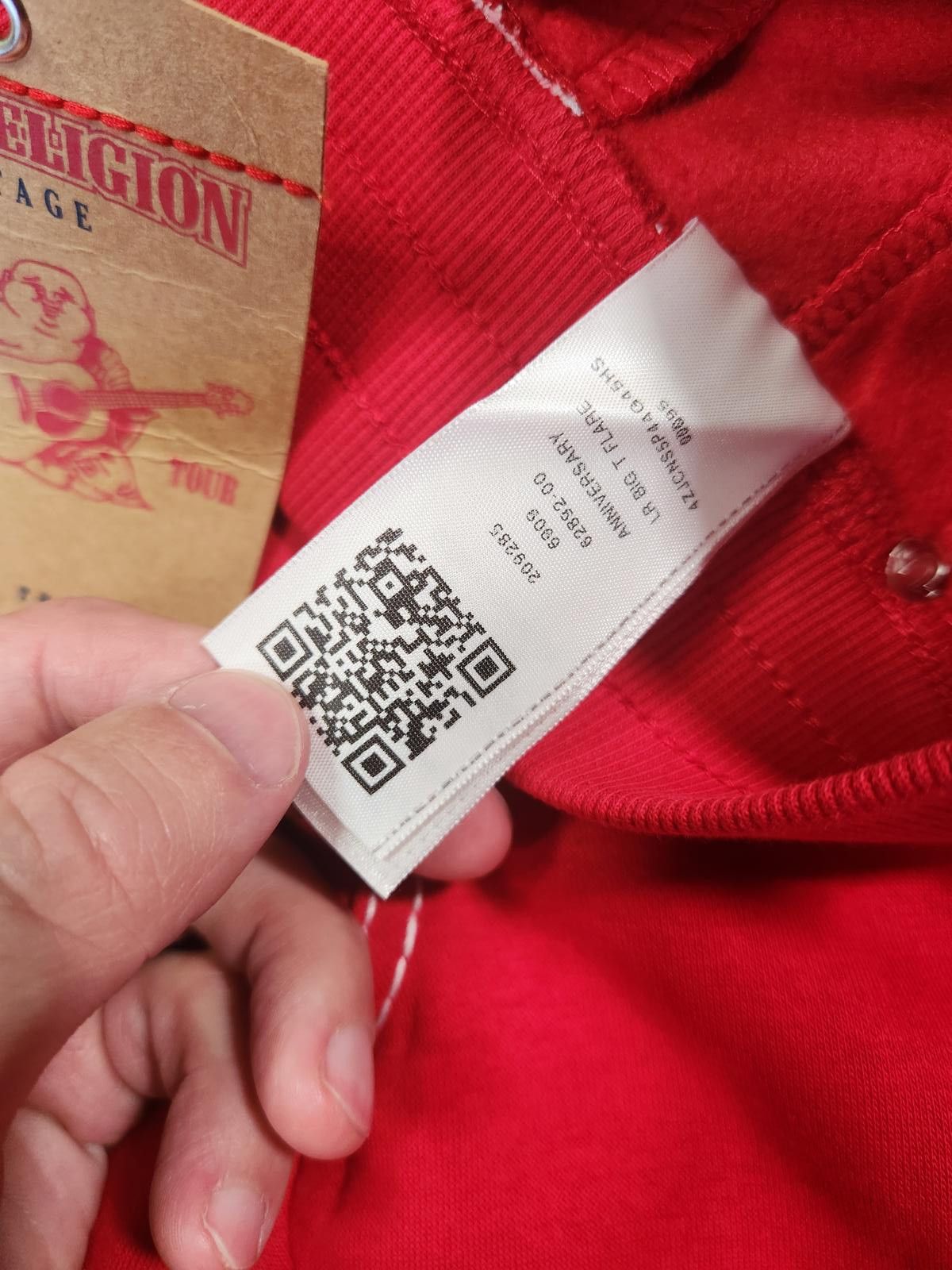 True Religion NEW True Religion Pull-On Flare Jeans Red Anniversary Medium Size 32" / US 10 / IT 46 - 6 Thumbnail