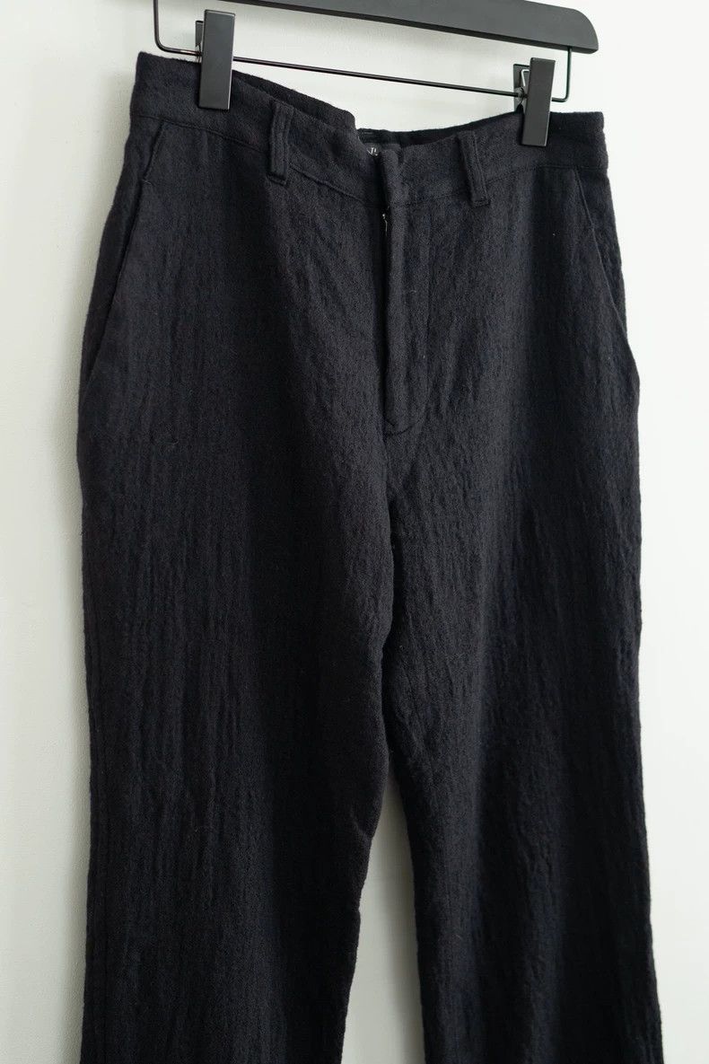 Yohji Yamamoto Yohji Yamamoto size 1 Slim straight leg trousers in black Size US 28 / EU 44 - 1 Thumbnail