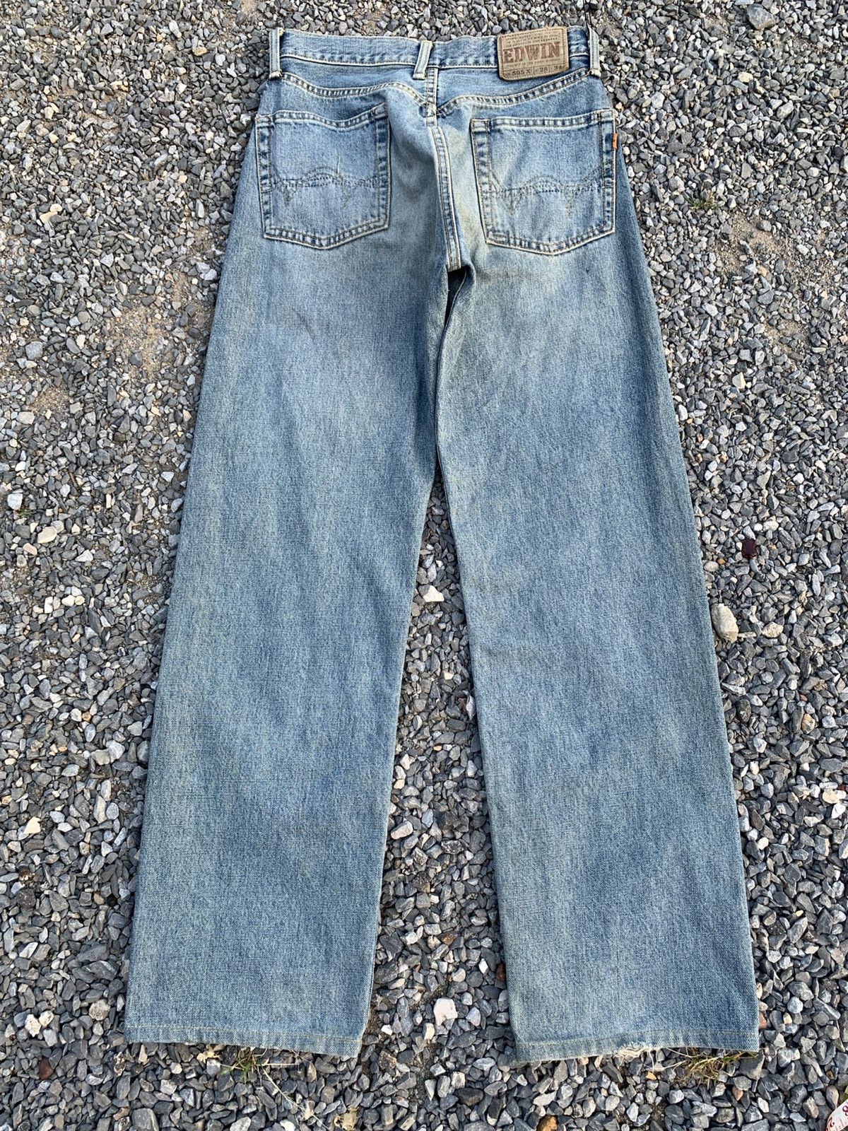 Kapital VINTAGE EDWIN SELVEDGE RUSTY FADED DISTRESSED DENIM Size US 27 - 2 Thumbnail
