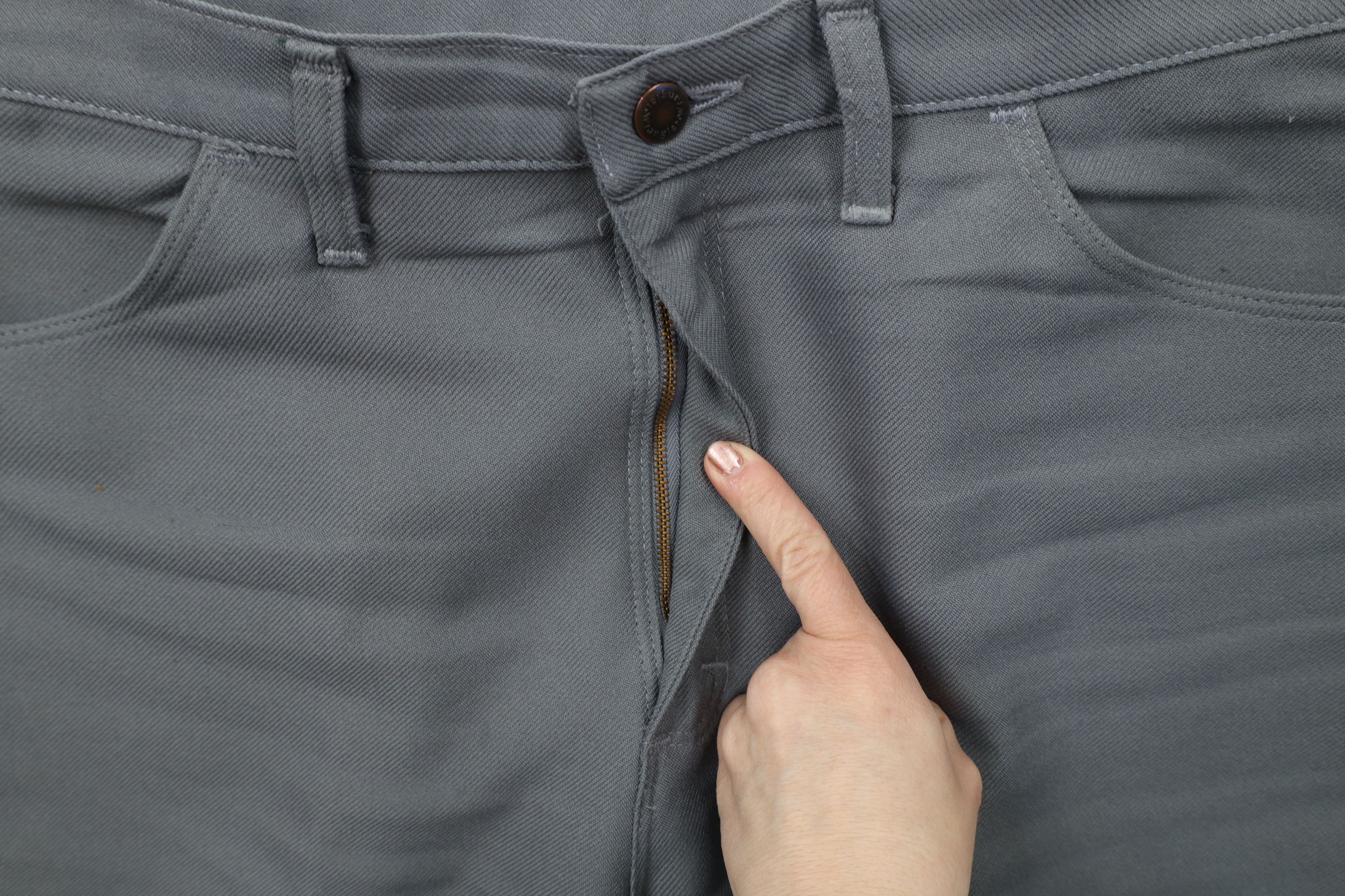 Vintage × Wrangler Vintage 70s Wrangler Flared Wide Leg Chino Pants Gray USA Size US 36 / EU 52 - 6 Thumbnail