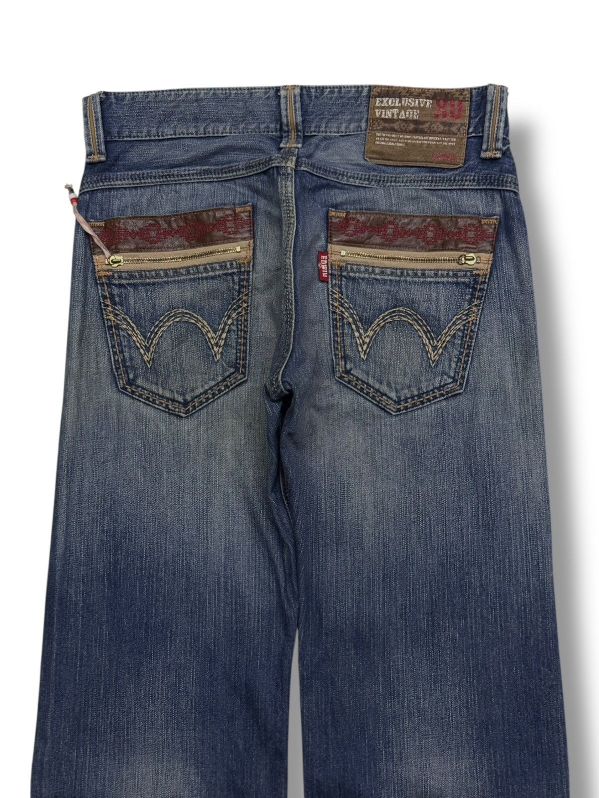 Edwin Vintage 00s Edwin 444XVS Exclusive Vintage Denim Jeans | W32 Size US 32 / EU 48 - 5 Thumbnail