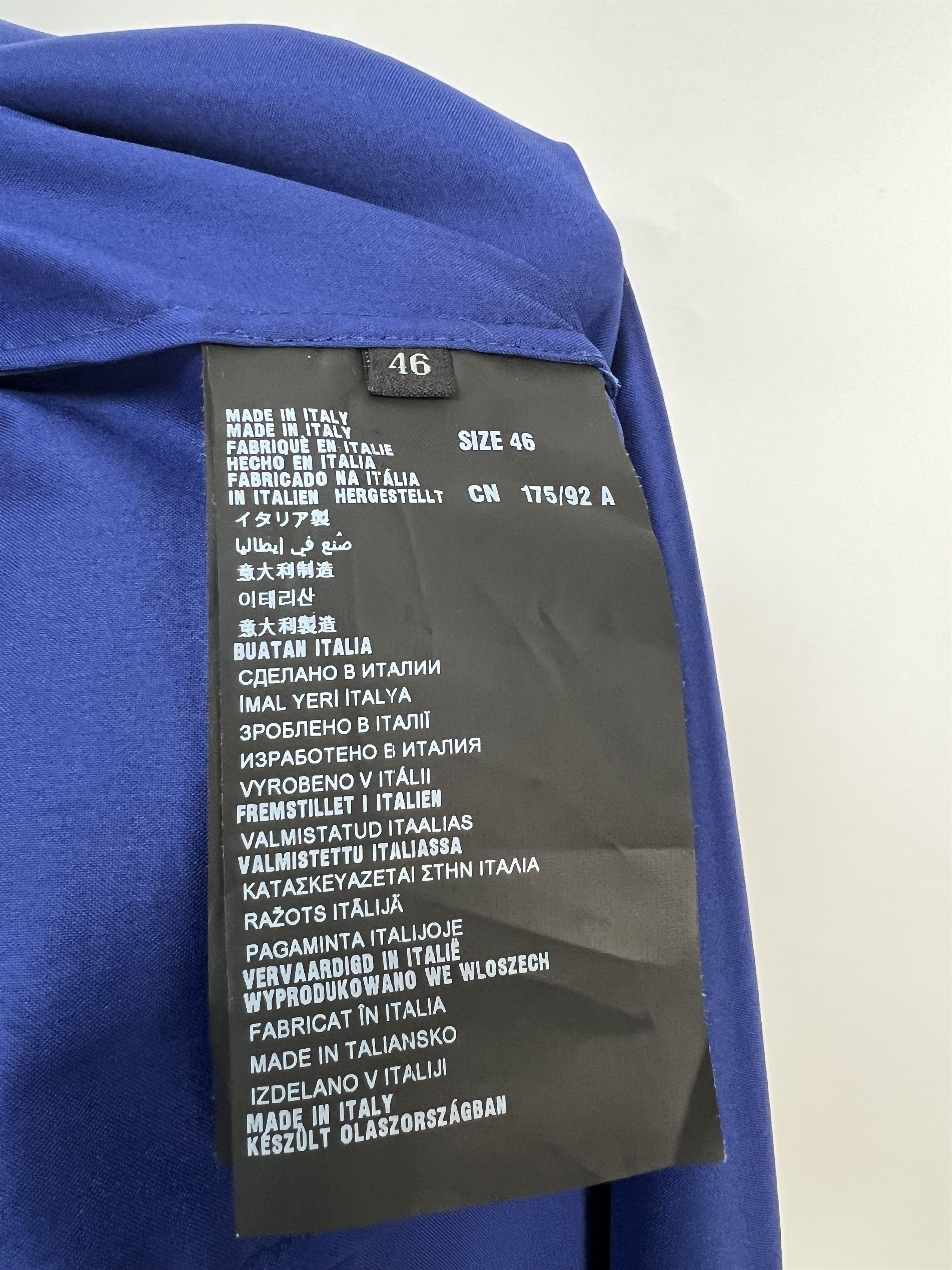 Prada PRADA Blue Cotton Blouse Size IT 46 Size L / US 10 / IT 46 - 18 Thumbnail