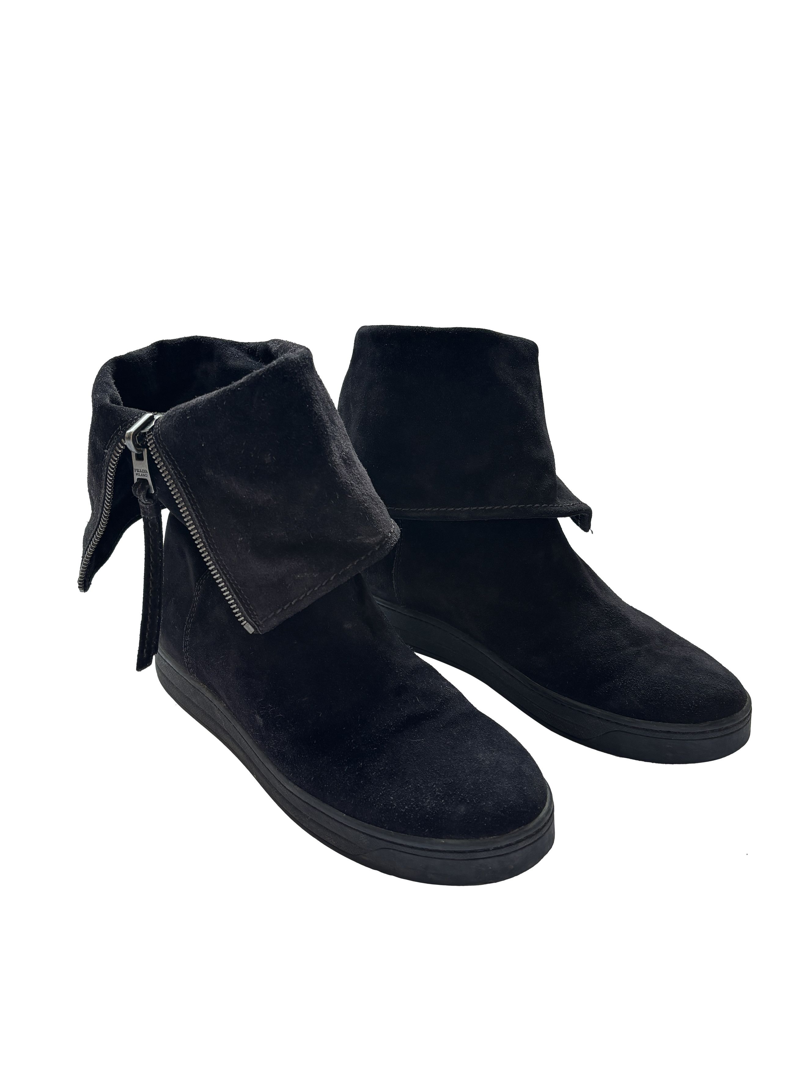 Prada ⚡️QUICK SALE⚡️Prada Sport Linea Rossa Suede Boots Size US 9 / IT 39 - 1 Thumbnail