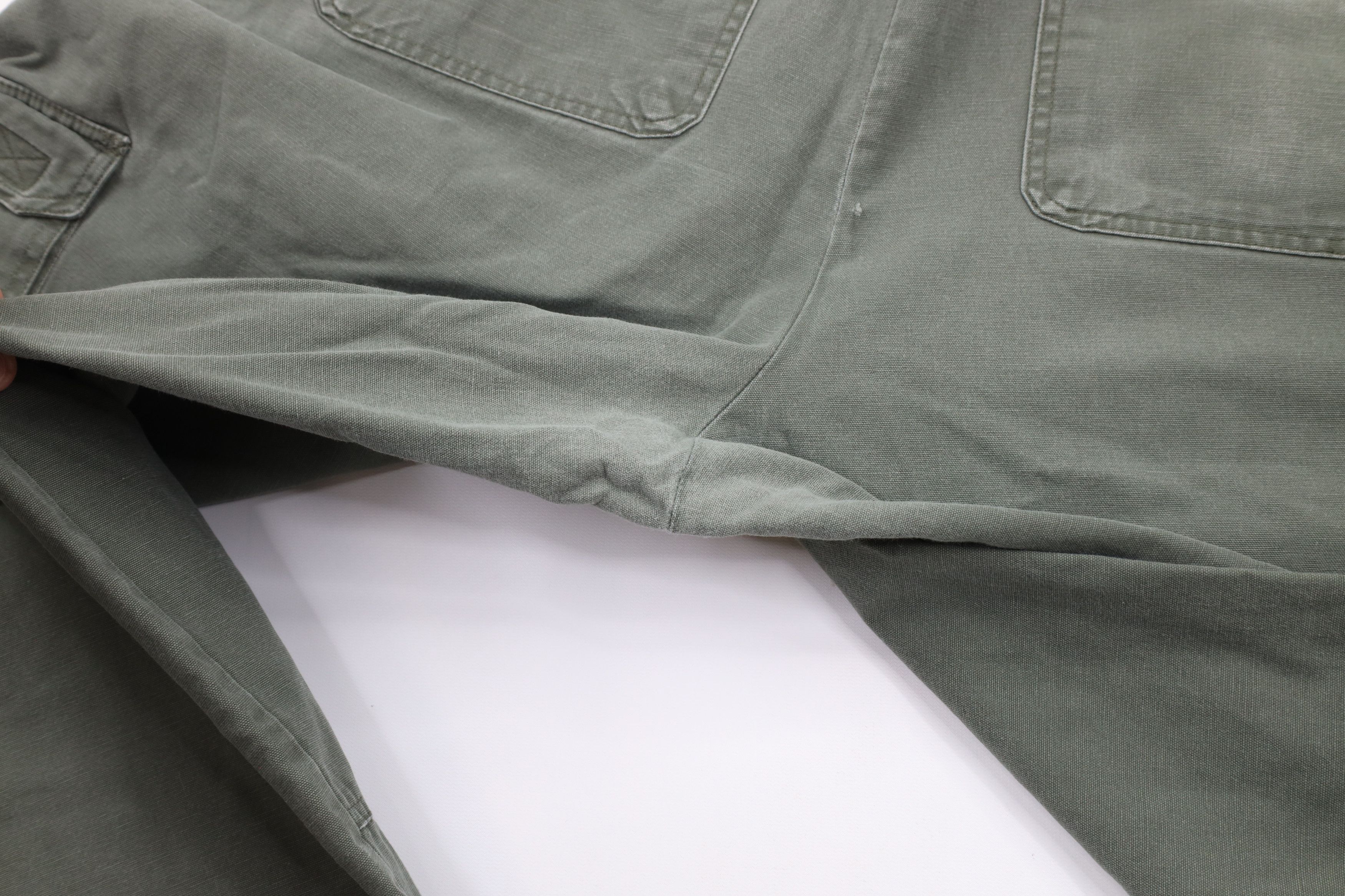 Cabelas × Vintage Vintage Cabelas Knee Wide Leg Canvas Cargo Pants Green Size US 44 / EU 60 - 13 Thumbnail