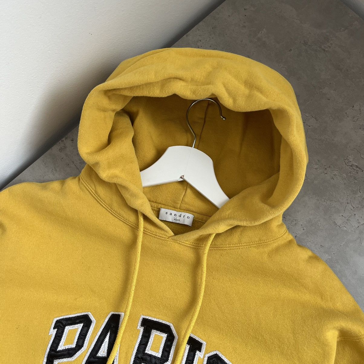 Sandro Yellow Sandro Paris Hoodie Size US S / EU 44-46 / 1 - 4 Thumbnail