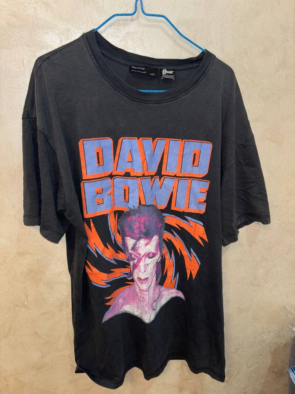 Band Tees Vintage Horror T-Shirt David Bowie Ziggy Stardust Black Size US M / EU 48-50 / 2 - 7 Thumbnail