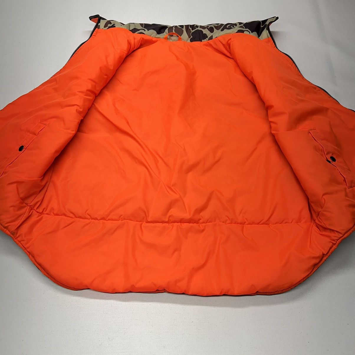 Vintage × Winchester Winchester Vest Duck Camo Reversible Blaze Orange Hunting Size US XL / EU 56 / 4 - 9 Thumbnail