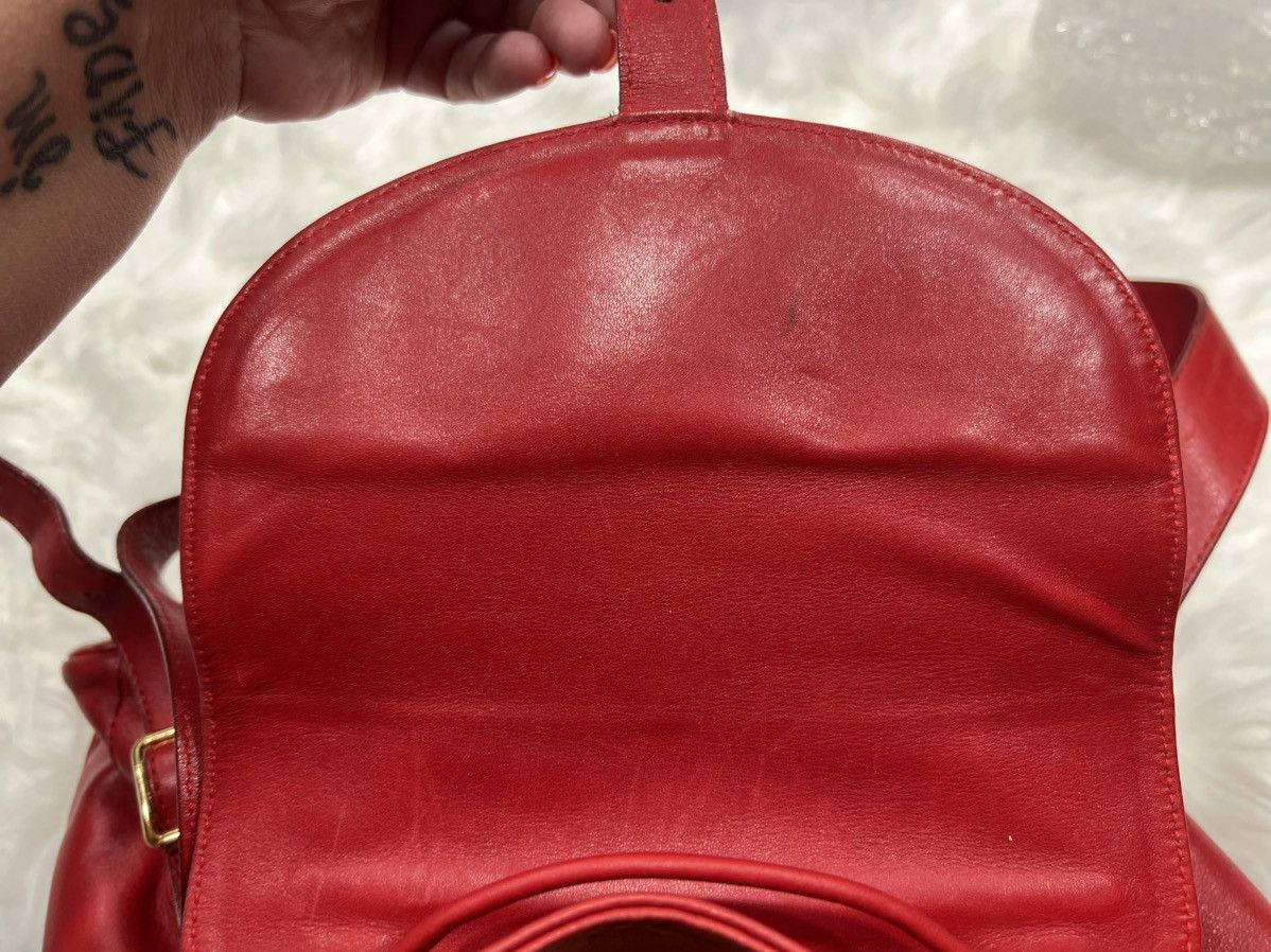 Gucci Vintage Gucci Red Bamboo Backpack – Y2K Tom Ford Era Size ONE SIZE - 9 Thumbnail