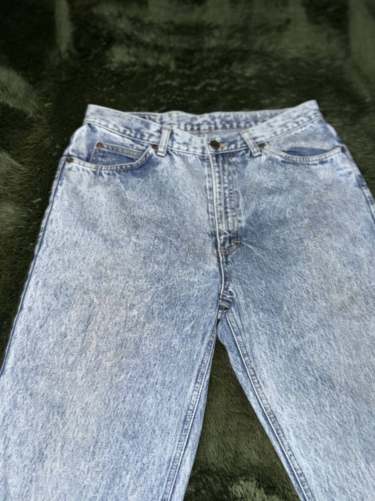 Lee [32X32] LEE RIDERS JAPAN acid washed denim pants indigo Size US 32 / EU 48 - 5 Thumbnail