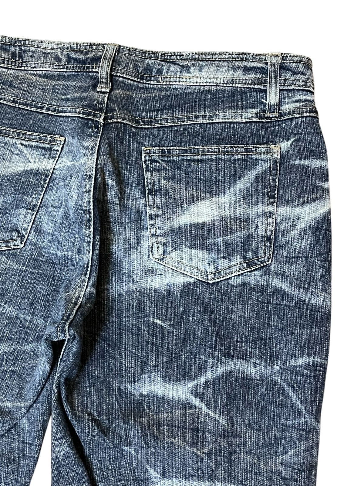 Tornado Mart SICK🔥JAPANESE BRAND HIP MAKE FLARED JEANS Size US 34 / EU 50 - 7 Thumbnail