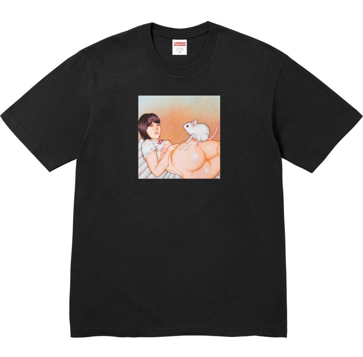 Supreme Supreme Mouse Tee Black XL SS25 Size US XL / EU 56 / 4 - 1 Thumbnail
