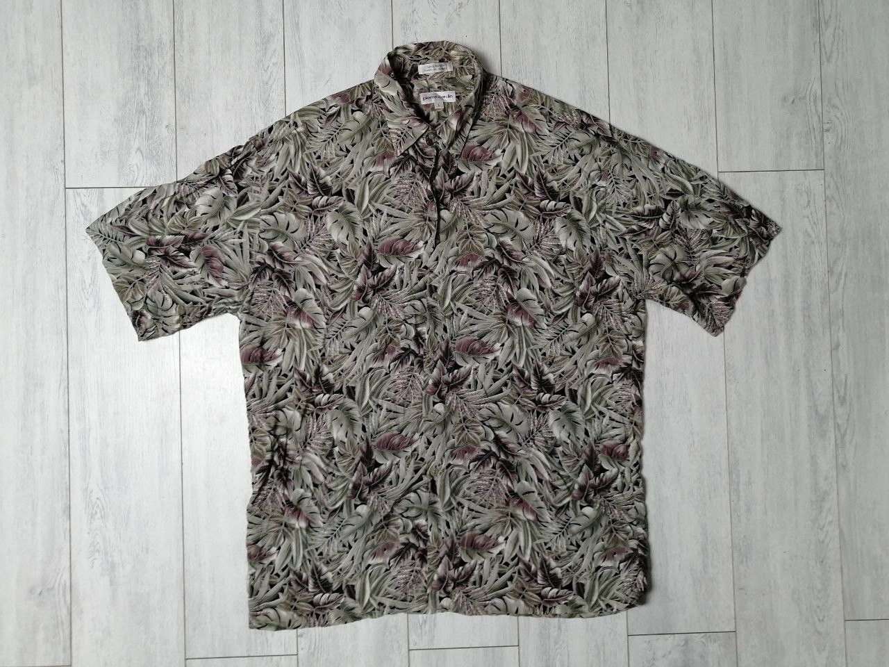 Pierre Cardin × Vintage Vintage 90s Pierre Cardin Palm Hawaiian Rayon Shirt Large Size US L / EU 52-54 / 3 - 1 Thumbnail