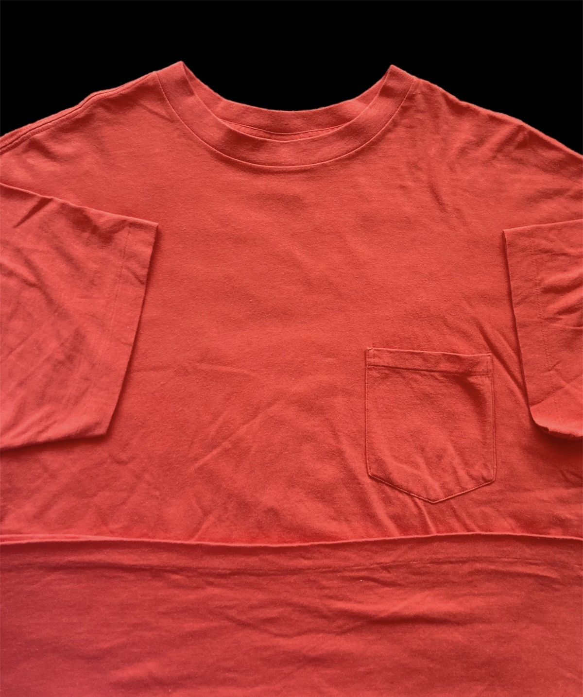 Gap Vintage Gap Orange Pocket Tee Single Stitch 90s Blank Size US L / EU 52-54 / 3 - 4 Thumbnail