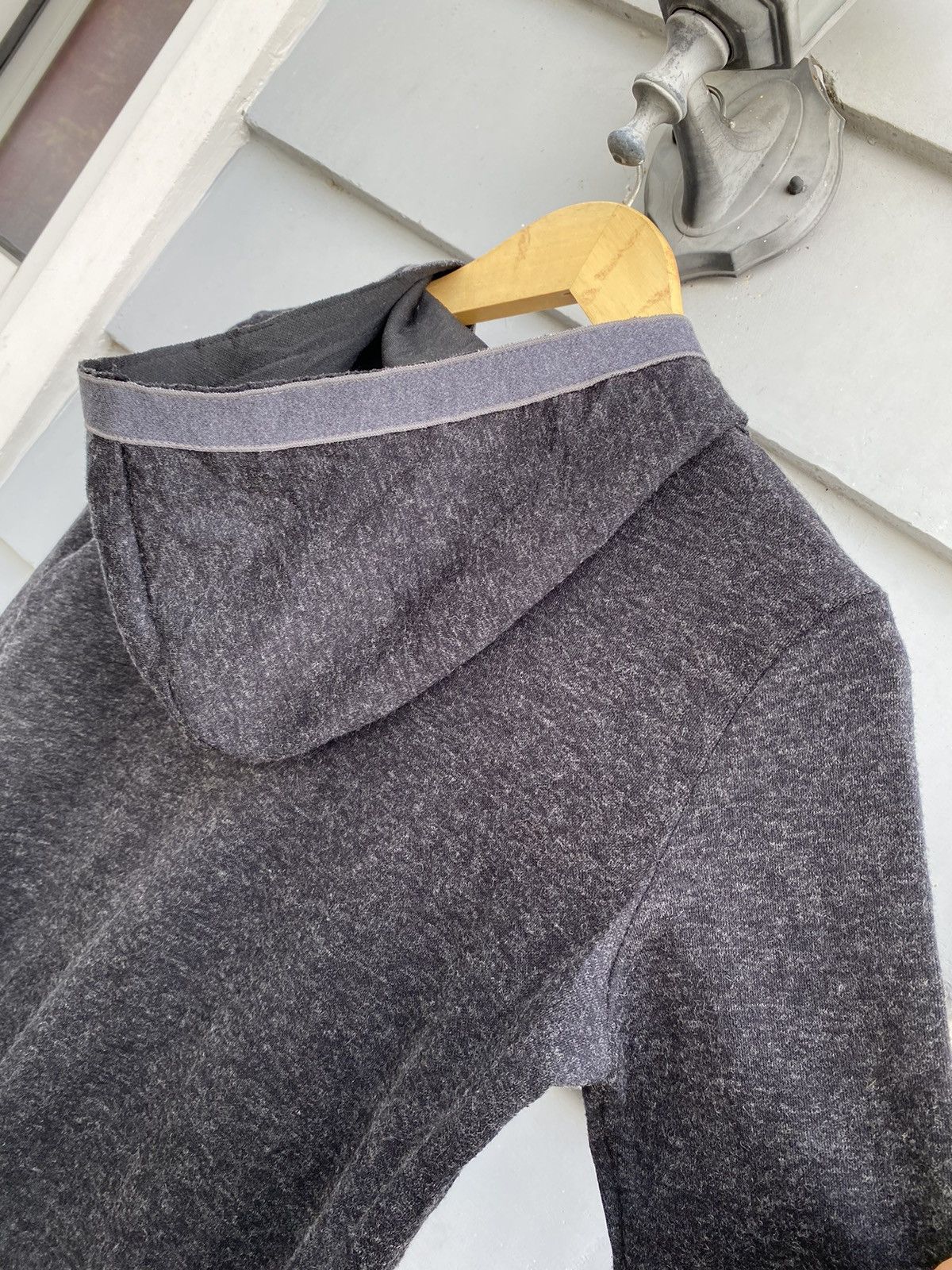 If Six Was Nine Japanese Two Tone Panel Hoodie Asymmetrical Collar & Pocket Size US S / EU 44-46 / 1 - 12 Thumbnail