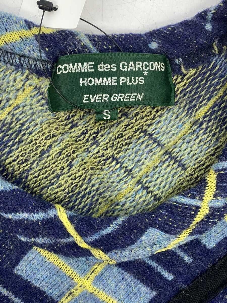 Comme des Garcons × Comme des Garcons Homme Plus Plaid Striped Wool Knit Sweater Size US S / EU 44-46 / 1 - 5 Thumbnail