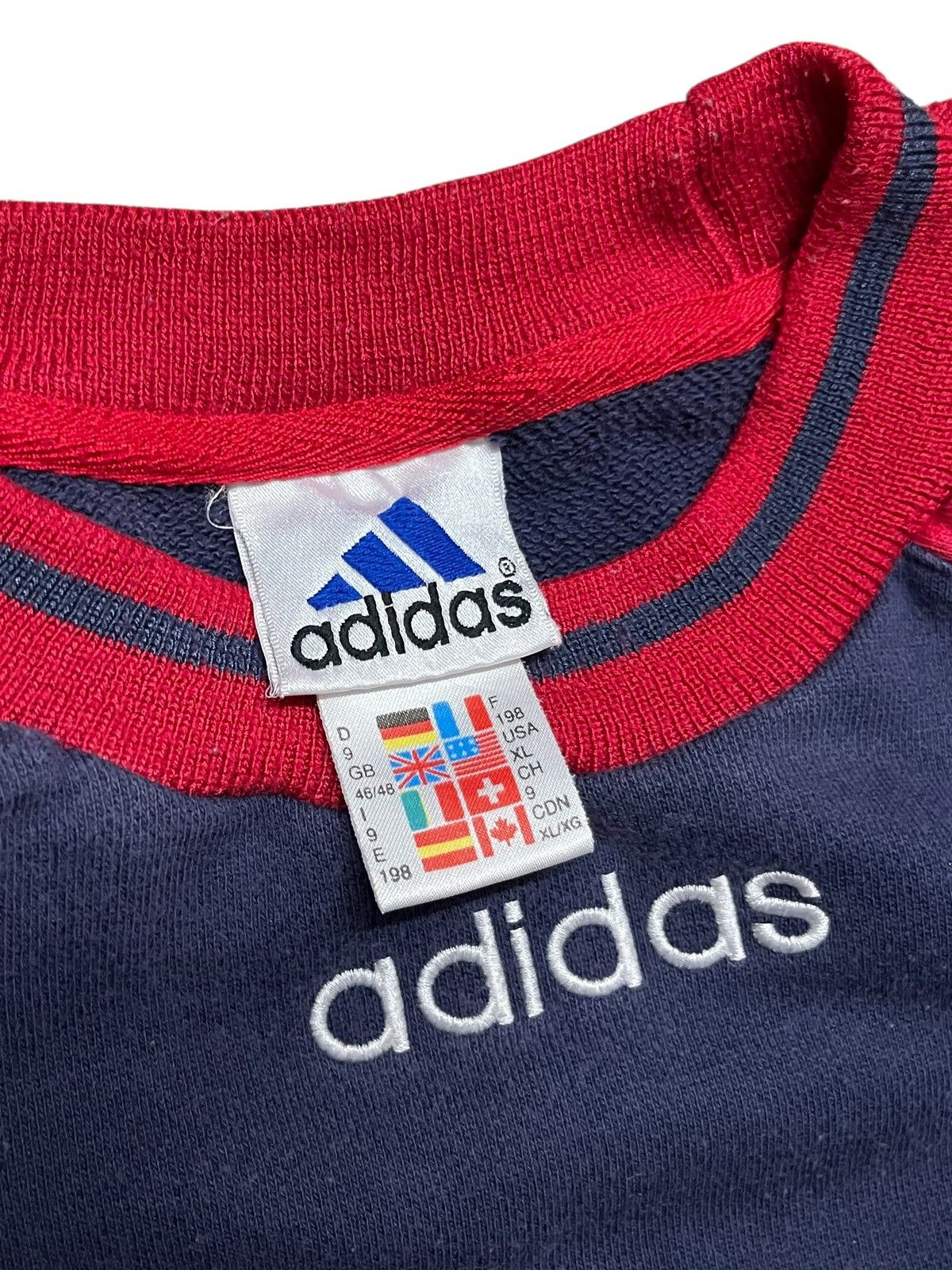 Adidas 1990s Vintage Adidas German Sillmans Sweatshirt Size US XL / EU 56 / 4 - 7 Thumbnail