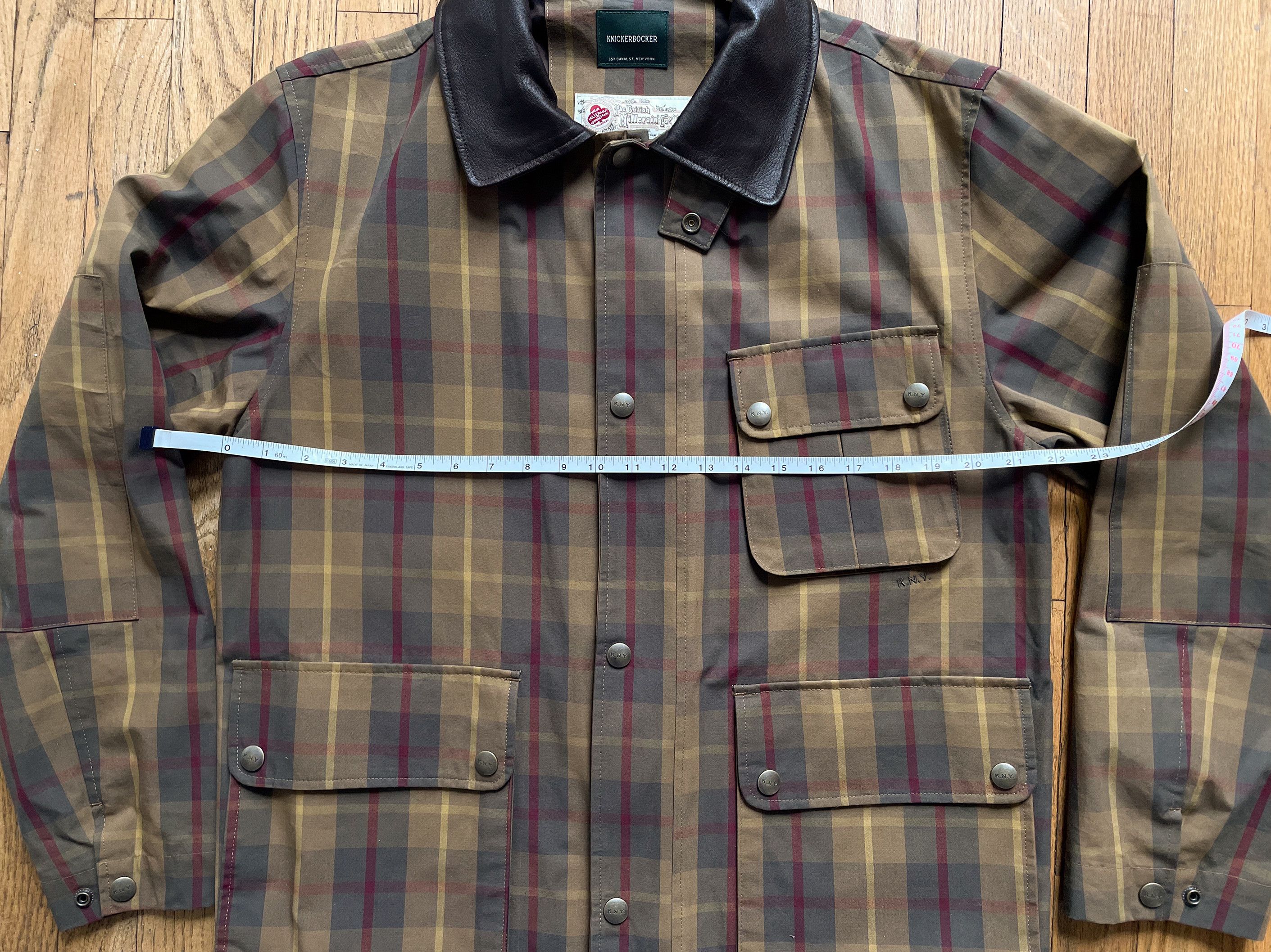 Knickerbocker Mfg Co Knickerbocker x Millerain Tartan Waxed Cotton Chore Coat Size US M / EU 48-50 / 2 - 9 Thumbnail