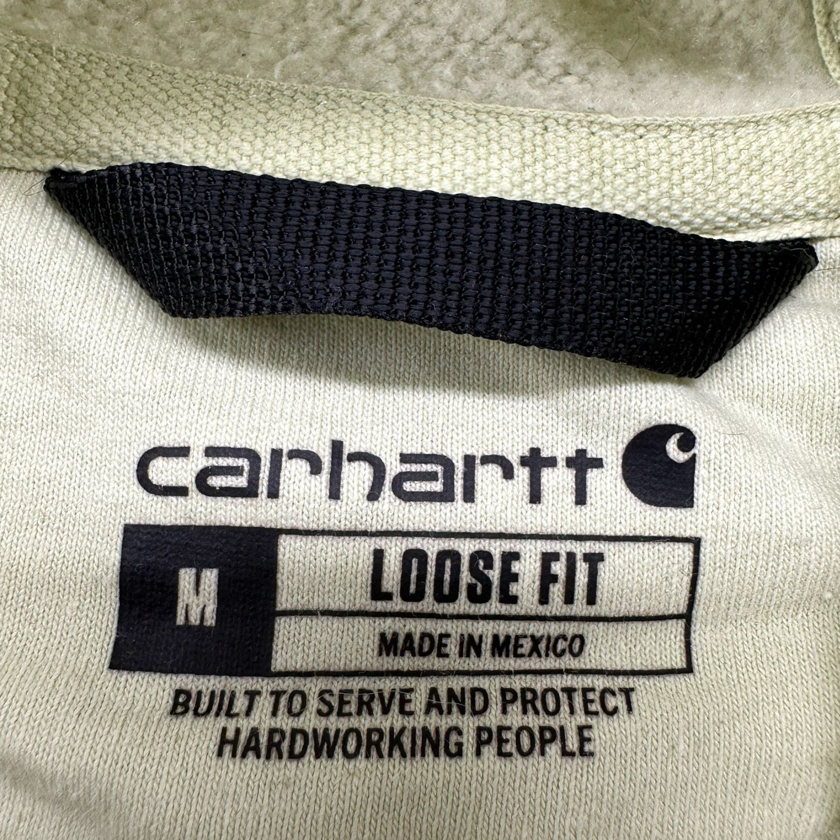 Carhartt Carhartt Hoodie Mens M Green Hoodie Pullover Drawstring Cotton Midweight Logo Fleece Regular Men Size US M / EU 48-50 / 2 - 4 Thumbnail