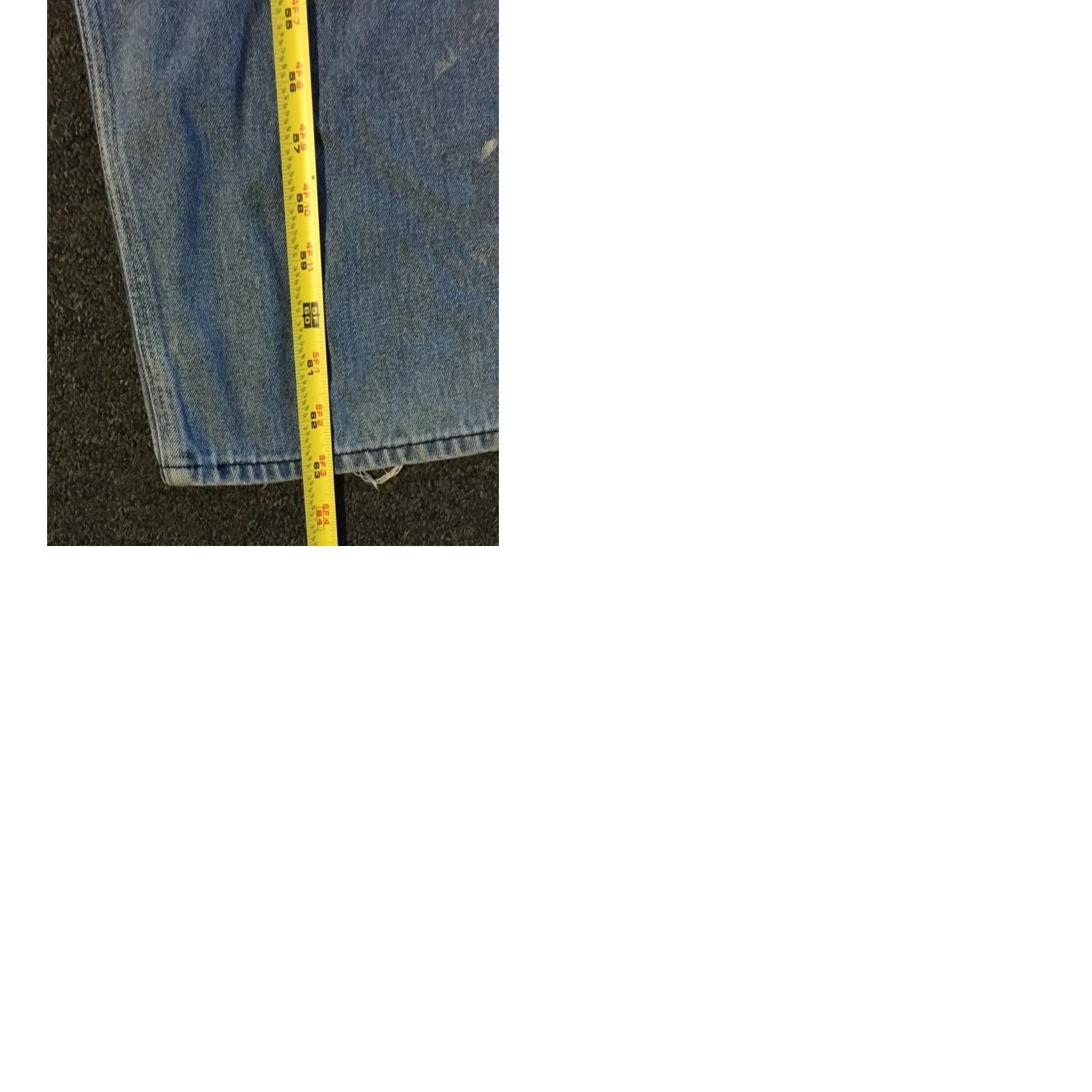 Sears Vtg 70s Sears Overalls Denim Distressed 34 USA Biker Punk Grunge Trucker 80s 90s Rock USA Mens Jeans Size US 34 / EU 50 - 11 Thumbnail