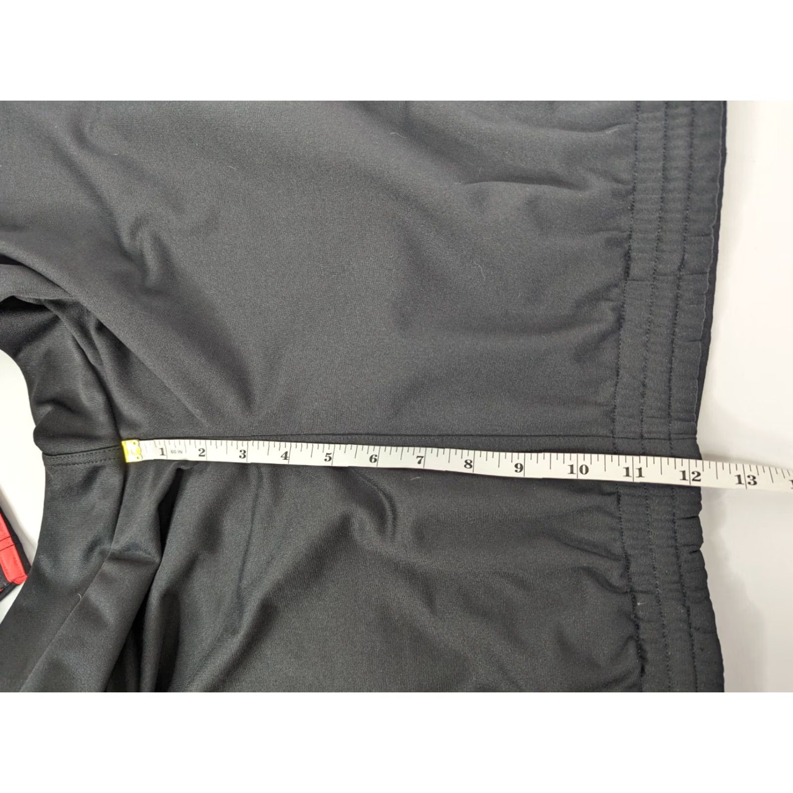 Adidas Adidas Track Pants Striped Elastic Waist Men M Salmon Pink Black Stripes Name Spellout Pockets Size US 31 - 7 Thumbnail