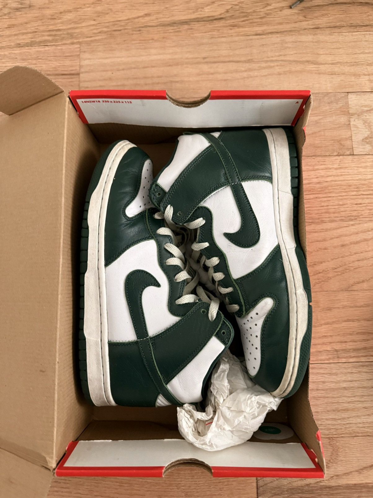 Nike Spartan green dunks Size US 8 / EU 41 - 1 Thumbnail