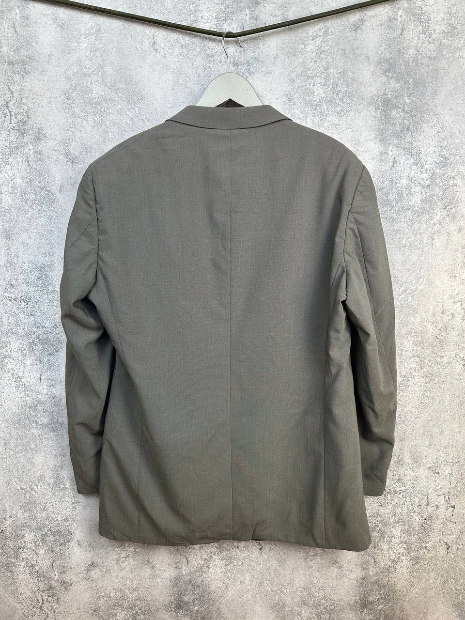 Giorgio Armani Giorgio Armani Le Collezioni Blazer Vintage Gray Wool Jacket Size 52L - 2 Thumbnail