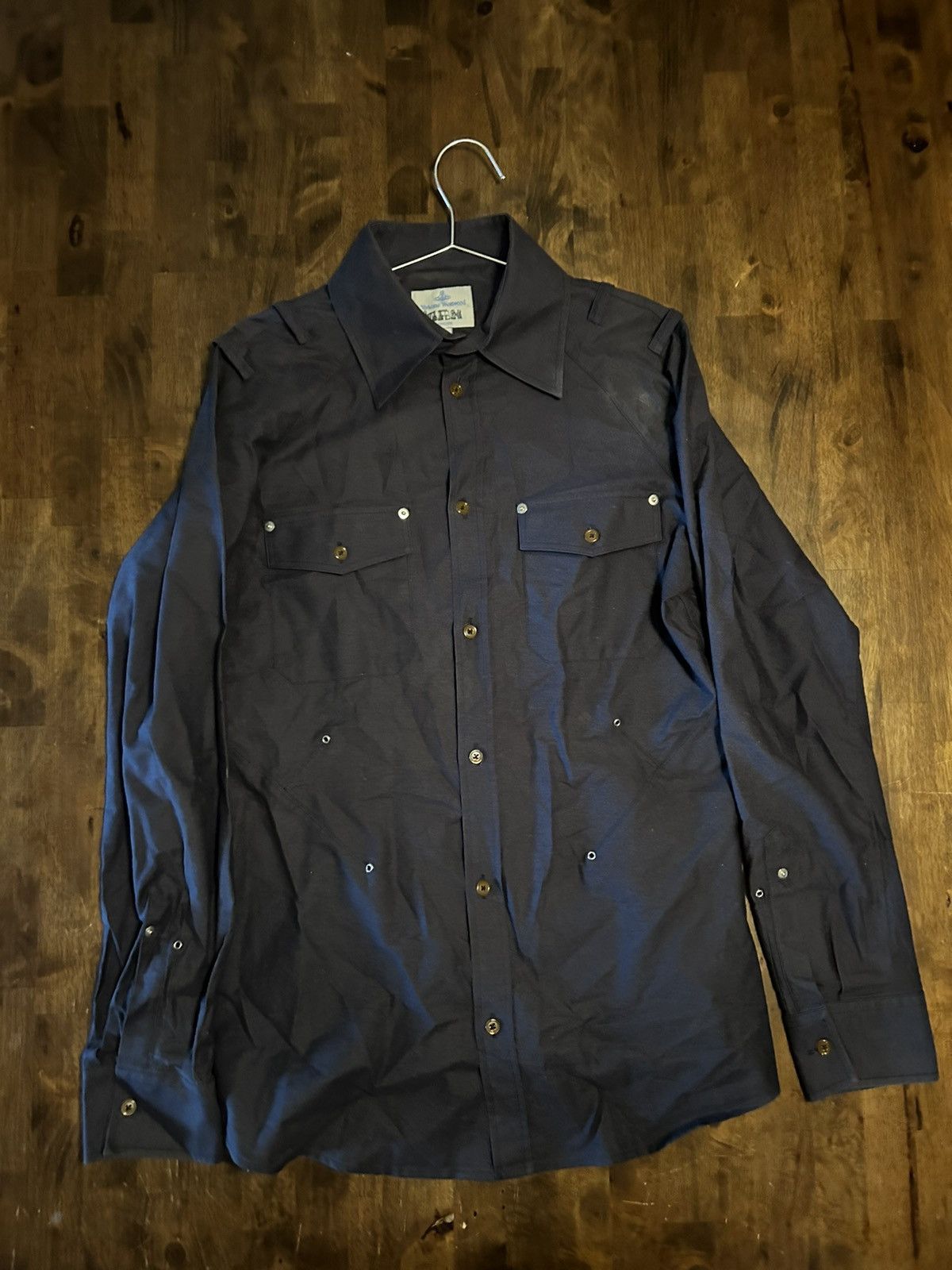 Vintage × Vivienne Westwood Vintage Vivienne Westwood Button Up Size US L / EU 52-54 / 3 - 1 Thumbnail
