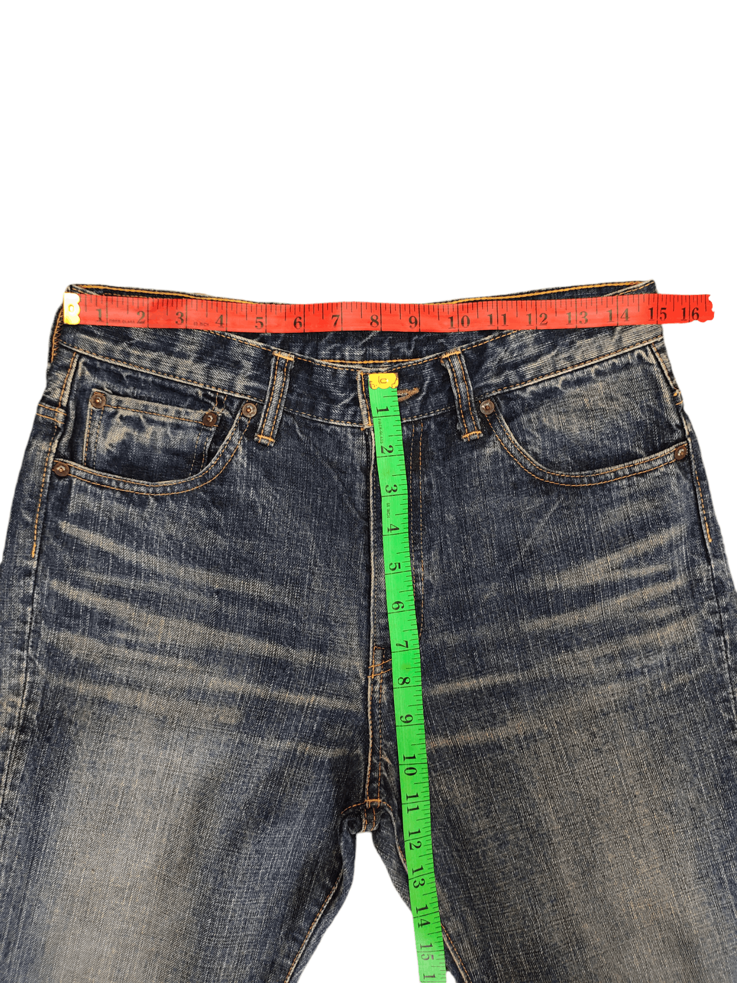 Pherrow's Flare Jeans Stormy Blue Pherrow Clawmark Faded Denim Bootcut Size US 30 / EU 46 - 8 Thumbnail