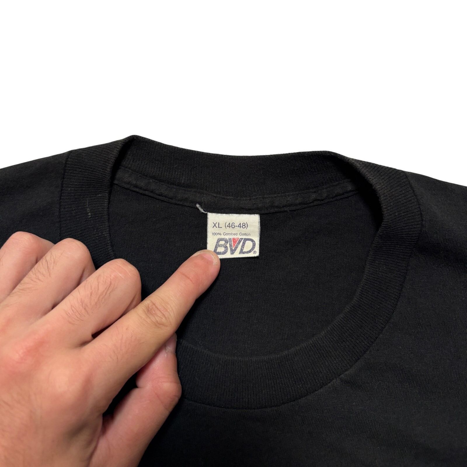 Other VTG 90s BVD Blank Pocket T-Shirt Black XL Size US XL / EU 56 / 4 - 2 Thumbnail