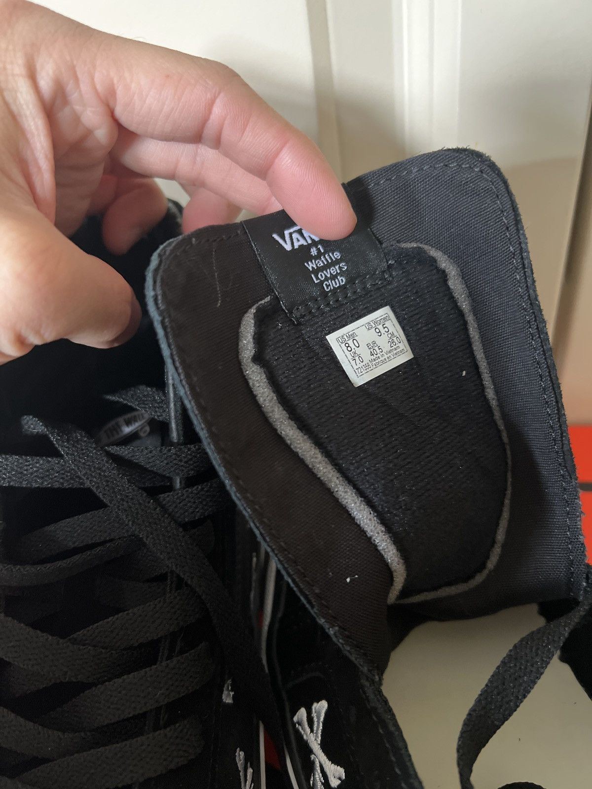 Vans × Wtaps Vans x WTAPS Black Bones OG Sk8-Hi Size US 8 / EU 41 - 8 Thumbnail