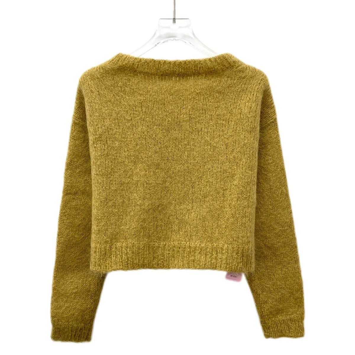 Miu Miu MiuMiu Tan Mohair Long Sleeve Knit Cardigan Coat K26WX Size S / US 4 / IT 40 - 2 Thumbnail