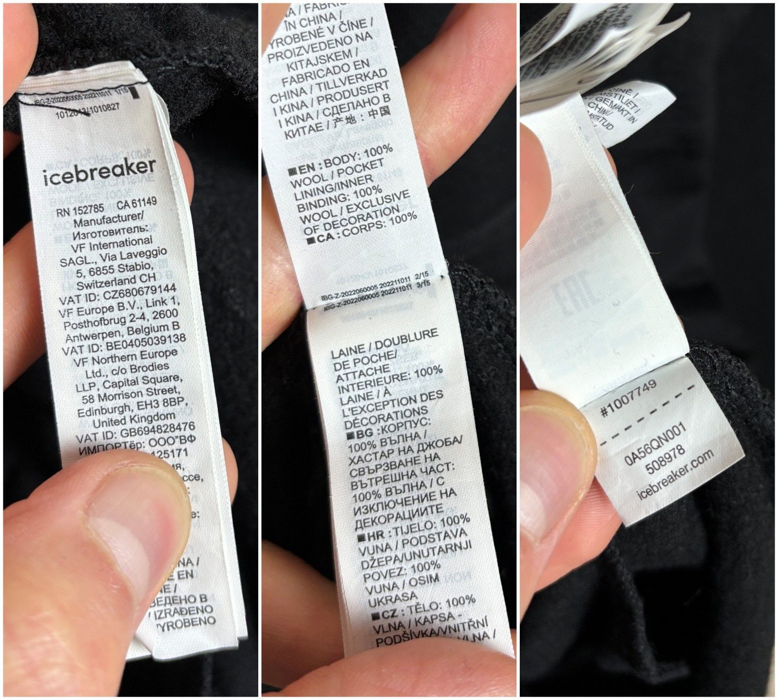 Icebreaker Icebreaker Merino 560 Realfleece Long Sleeve Zip Jacket Size US XL / EU 56 / 4 - 14 Thumbnail