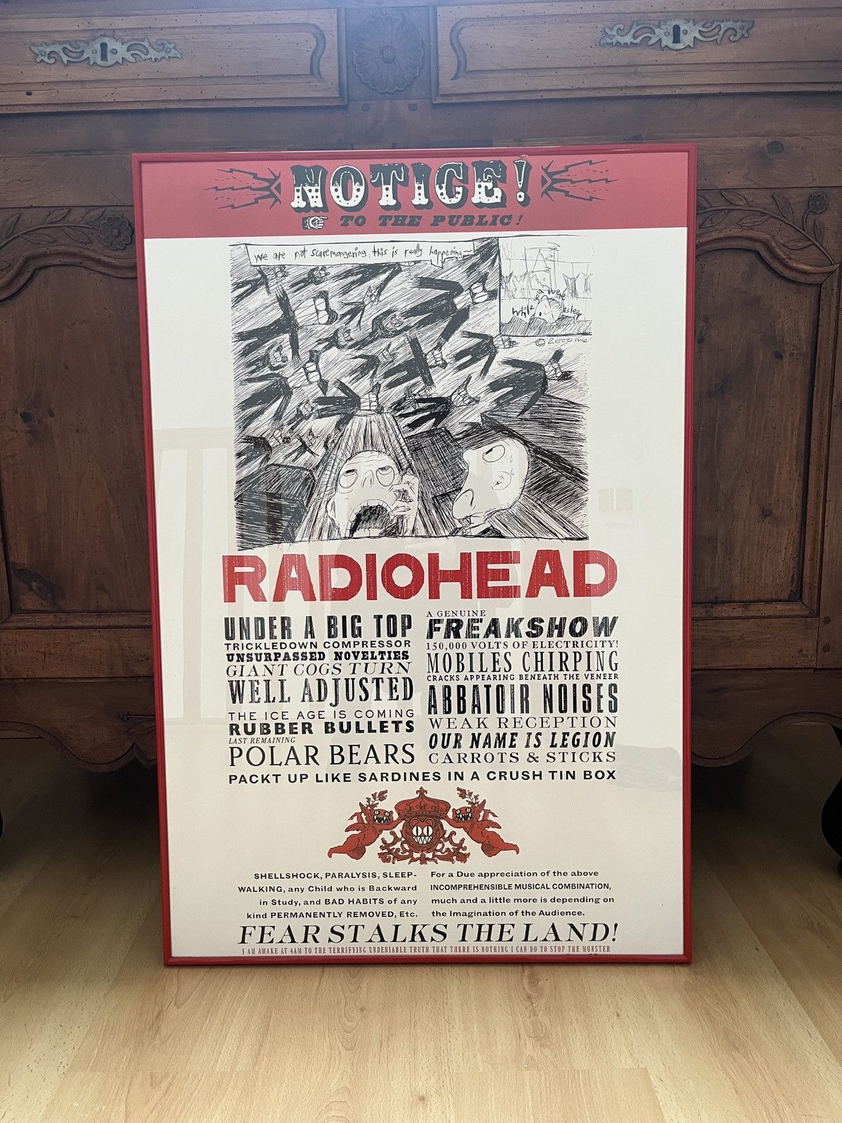 Band Tees × Vintage Radiohead « Kid A » vintage poster (2000) Size ONE SIZE - 1 Thumbnail