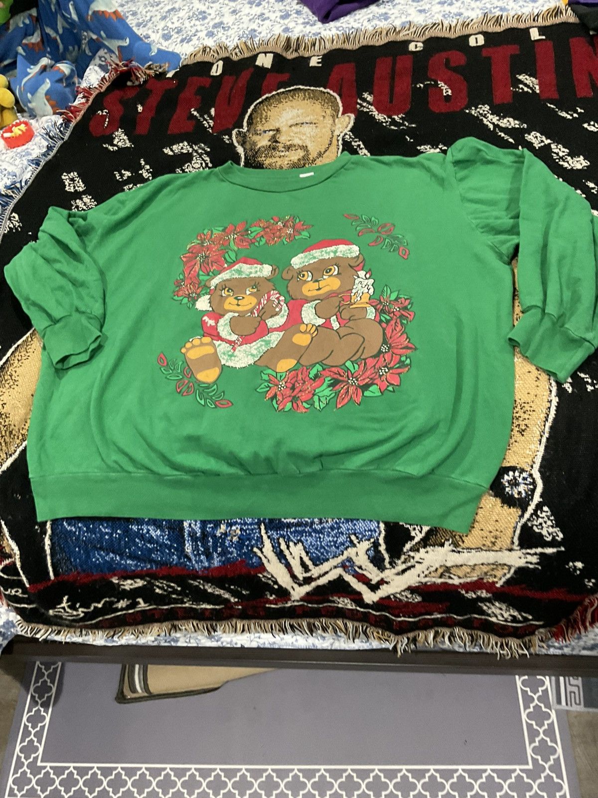 Vintage Vintage teddy bear crewneck sweater large Size US L / EU 52-54 / 3 - 1 Thumbnail