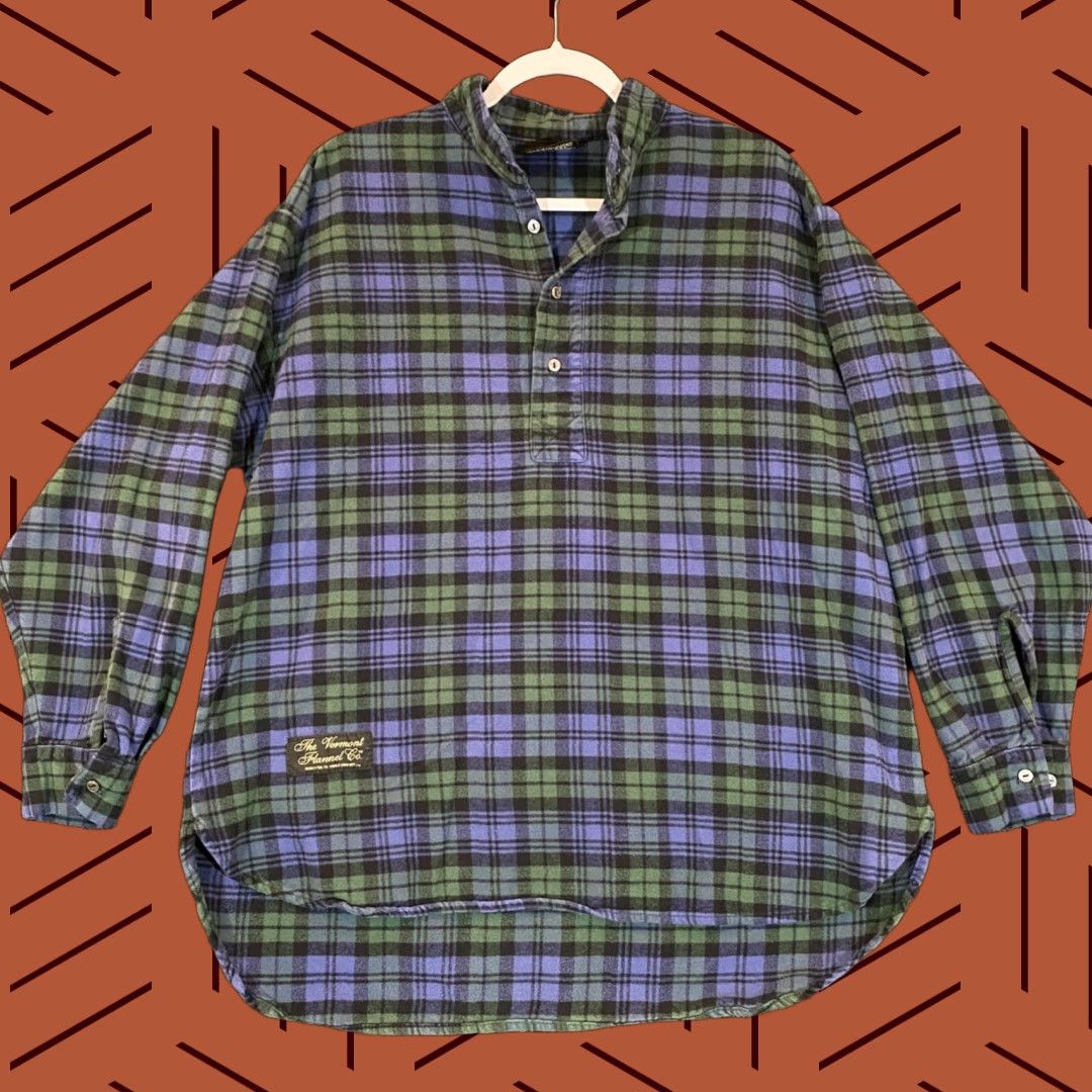 CO Vermont Flannel Co Shirt Mens Medium Multicolor Plaid Cotton Button-Up Made in USA Size US M / EU 48-50 / 2 - 1 Thumbnail