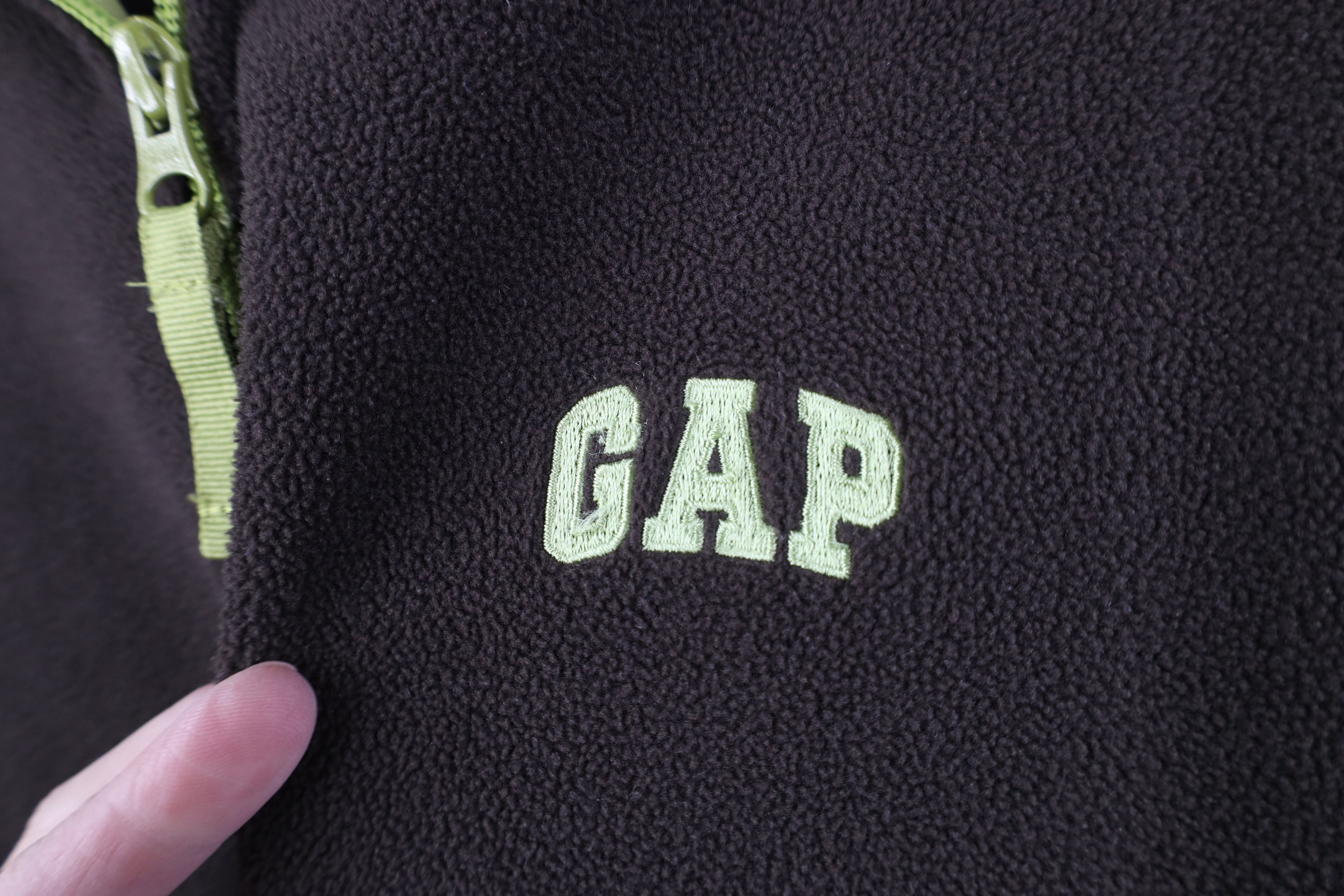 Gap Vintage 90s Y2K Gap 1/4 Half Zip Fleece Pullover Sweater Size US L / EU 52-54 / 3 - 4 Thumbnail