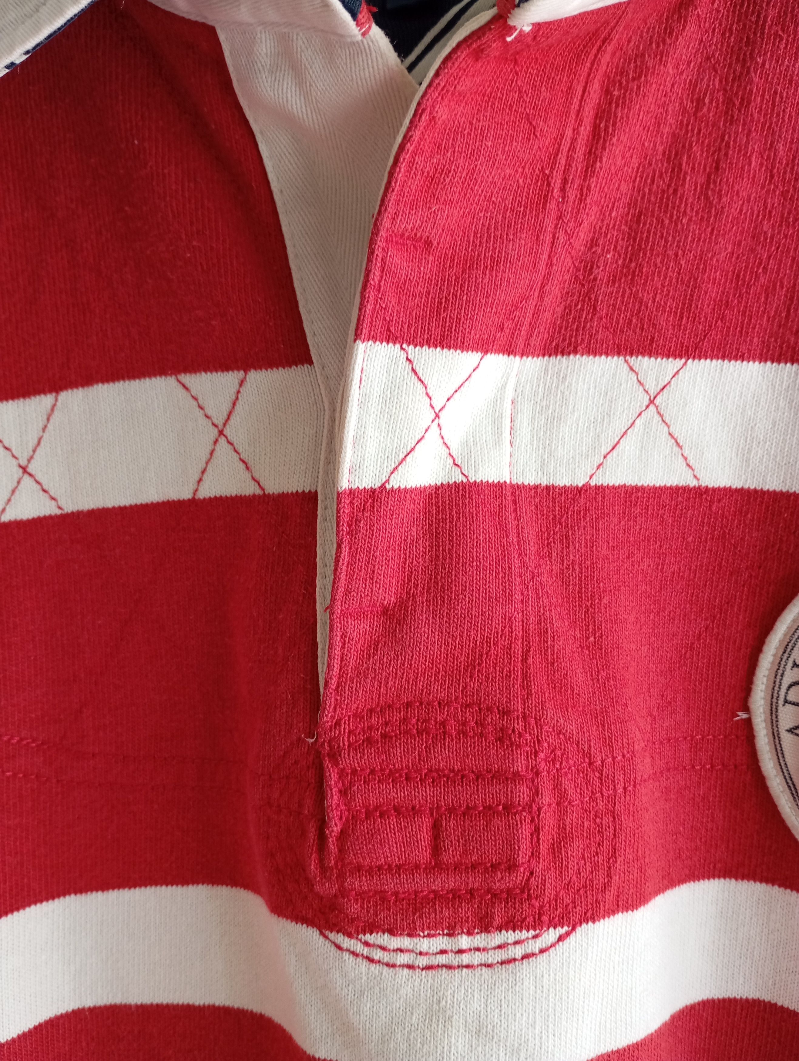 Tommy Hilfiger × Vintage Vintage Tommy Hilfiger New York College Rugby Polo Tshirt L Size US L / EU 52-54 / 3 - 15 Thumbnail