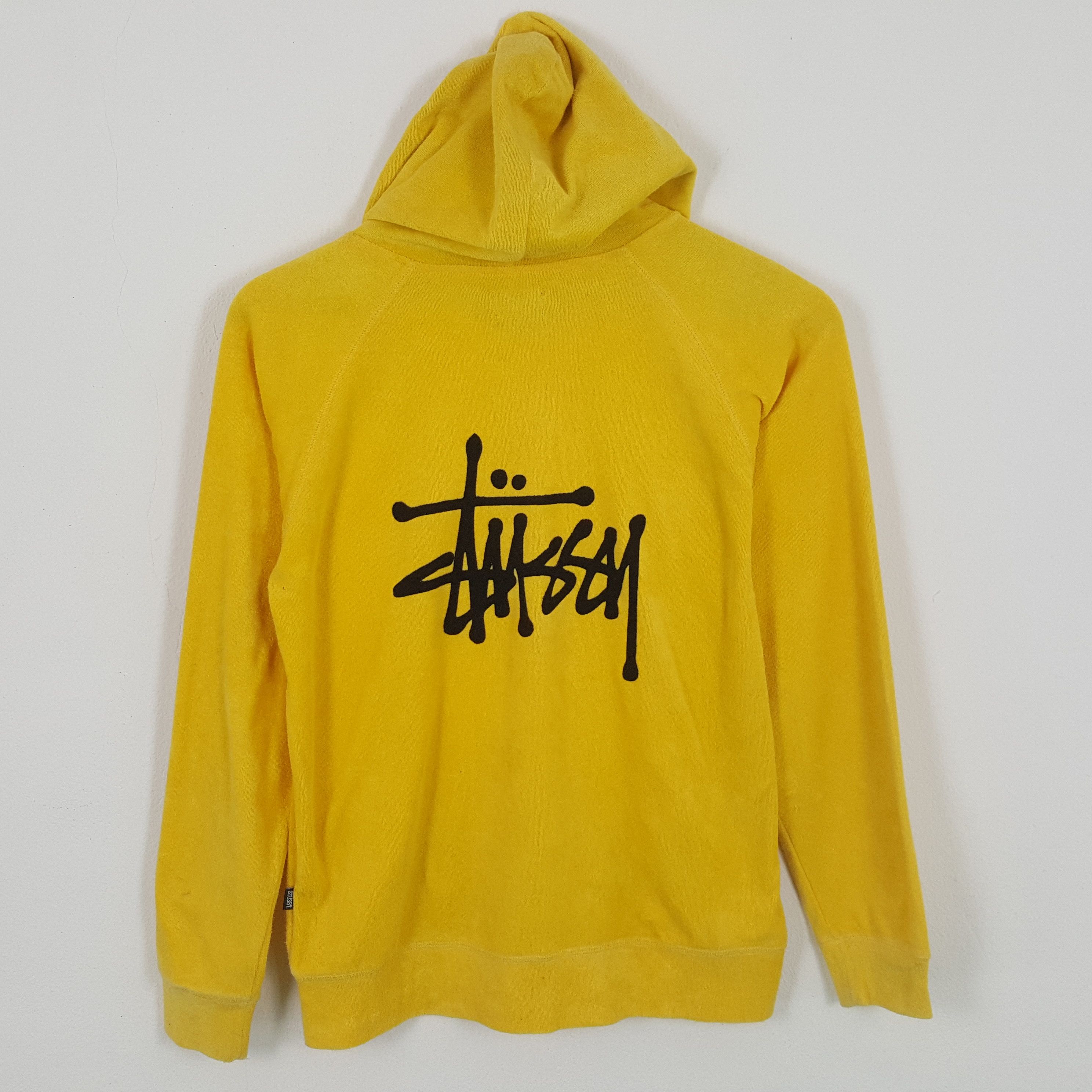 Stussy × Vintage STUSSY Streetwear Custom Art Logo Style Zipper Hoodies Size US M / EU 48-50 / 2 - 1 Thumbnail