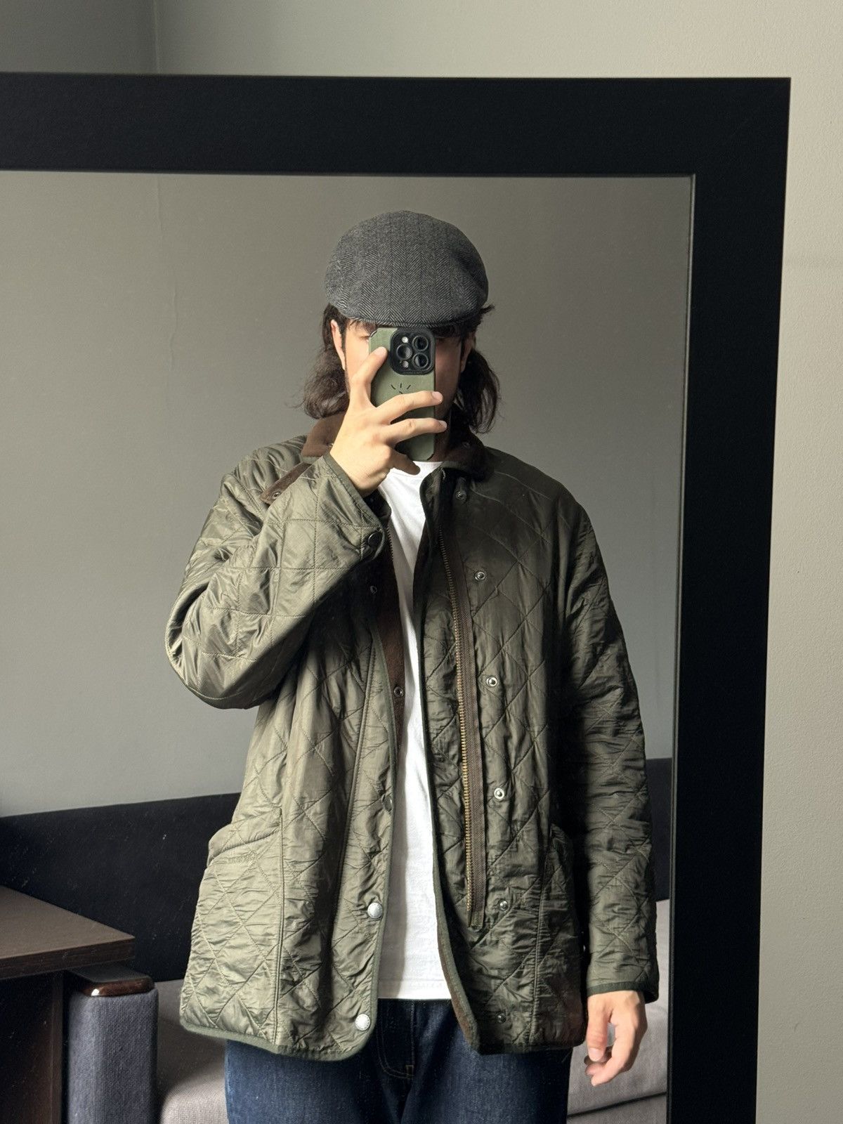 Barbour × Heritage Research × Vintage Barbour Polar Quilted jacket in Khaki green L Size US L / EU 52-54 / 3 - 2 Thumbnail
