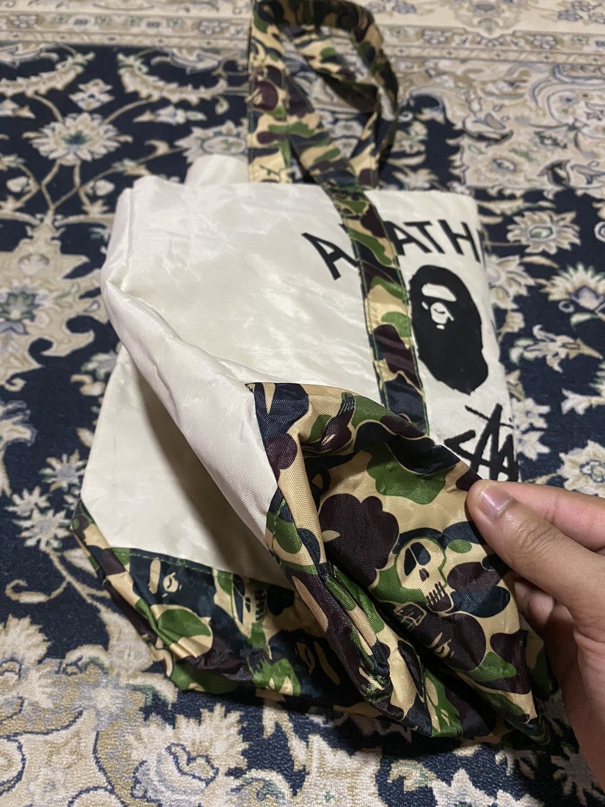 Bape × Stussy Bape x Stussy Tote Bag Size ONE SIZE - 6 Thumbnail