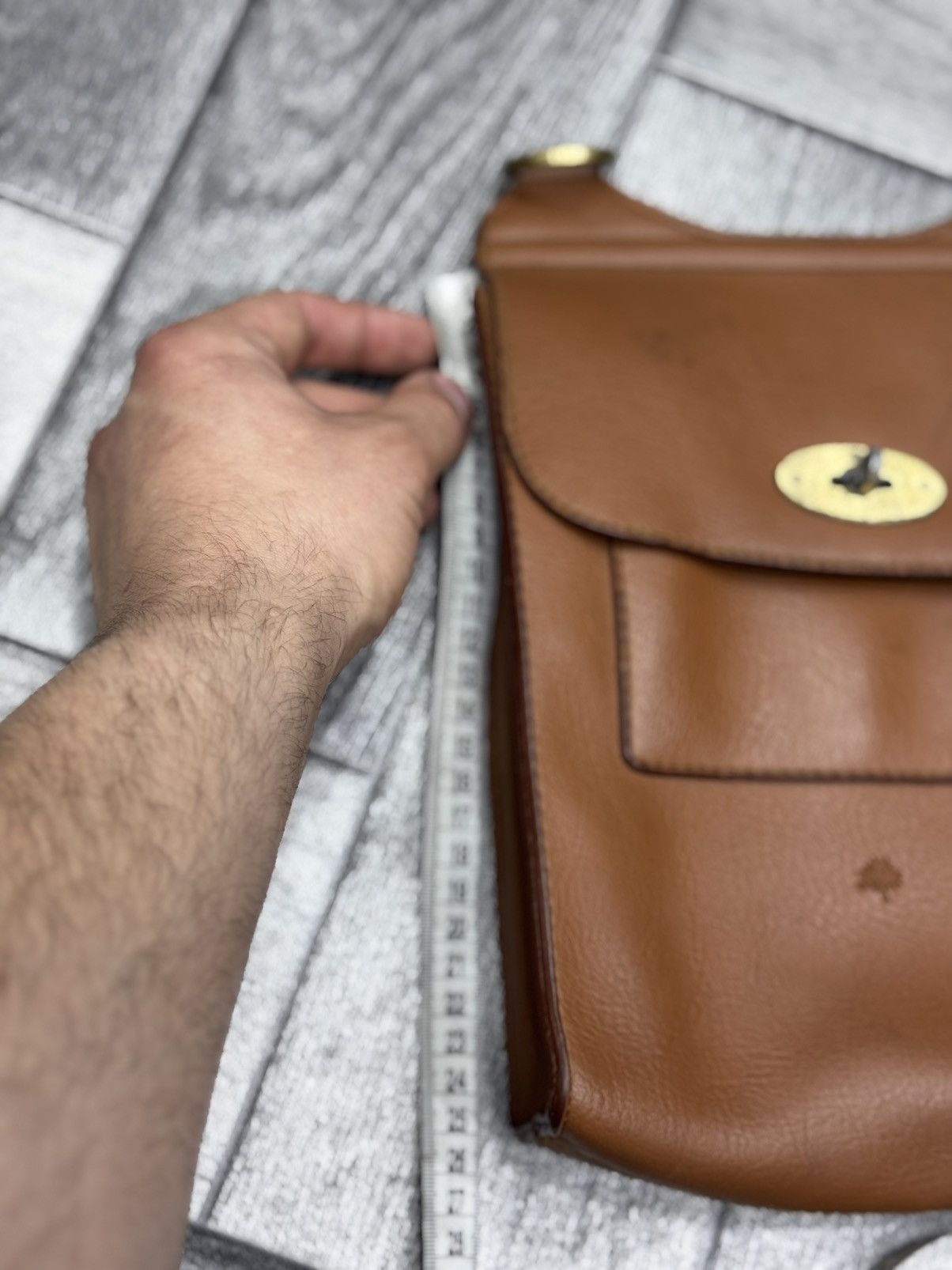 Vintage Mulberry Antony Small Messenger Bag in Light Leather Size ONE SIZE - 12 Thumbnail
